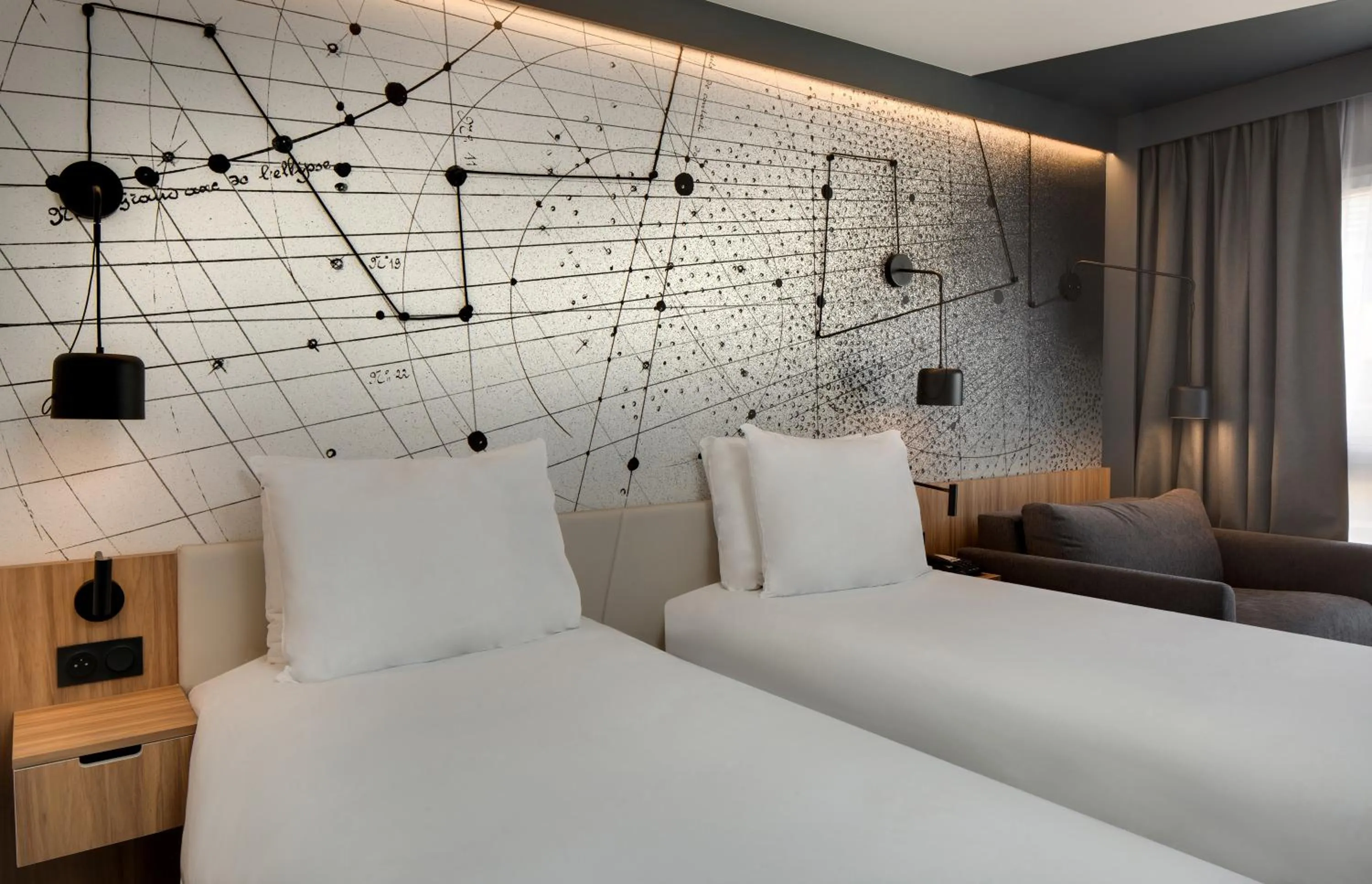 Bed in Mercure Montpellier Centre Antigone