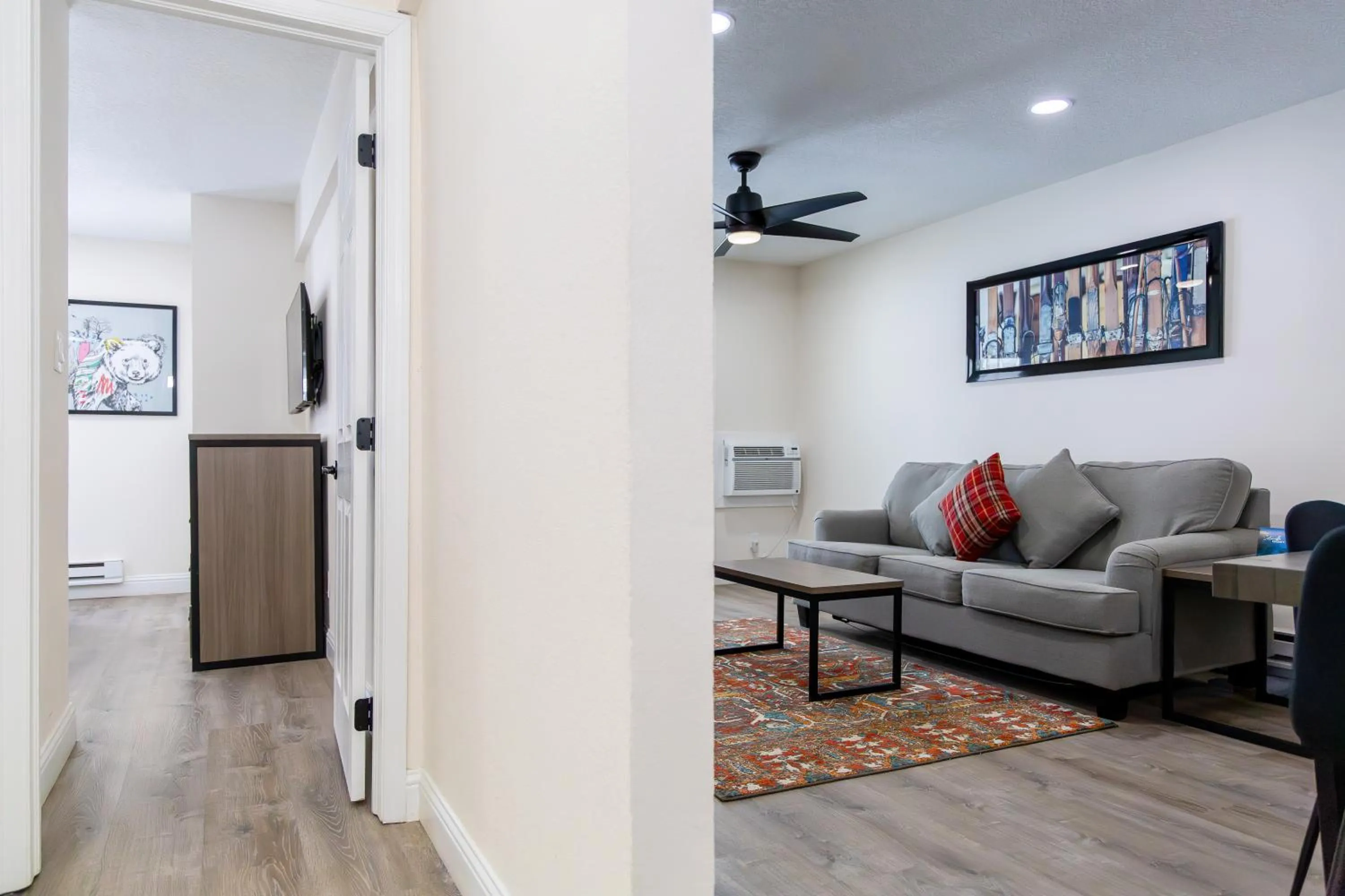 Living room in The Fold Hotels Steamboat Springs