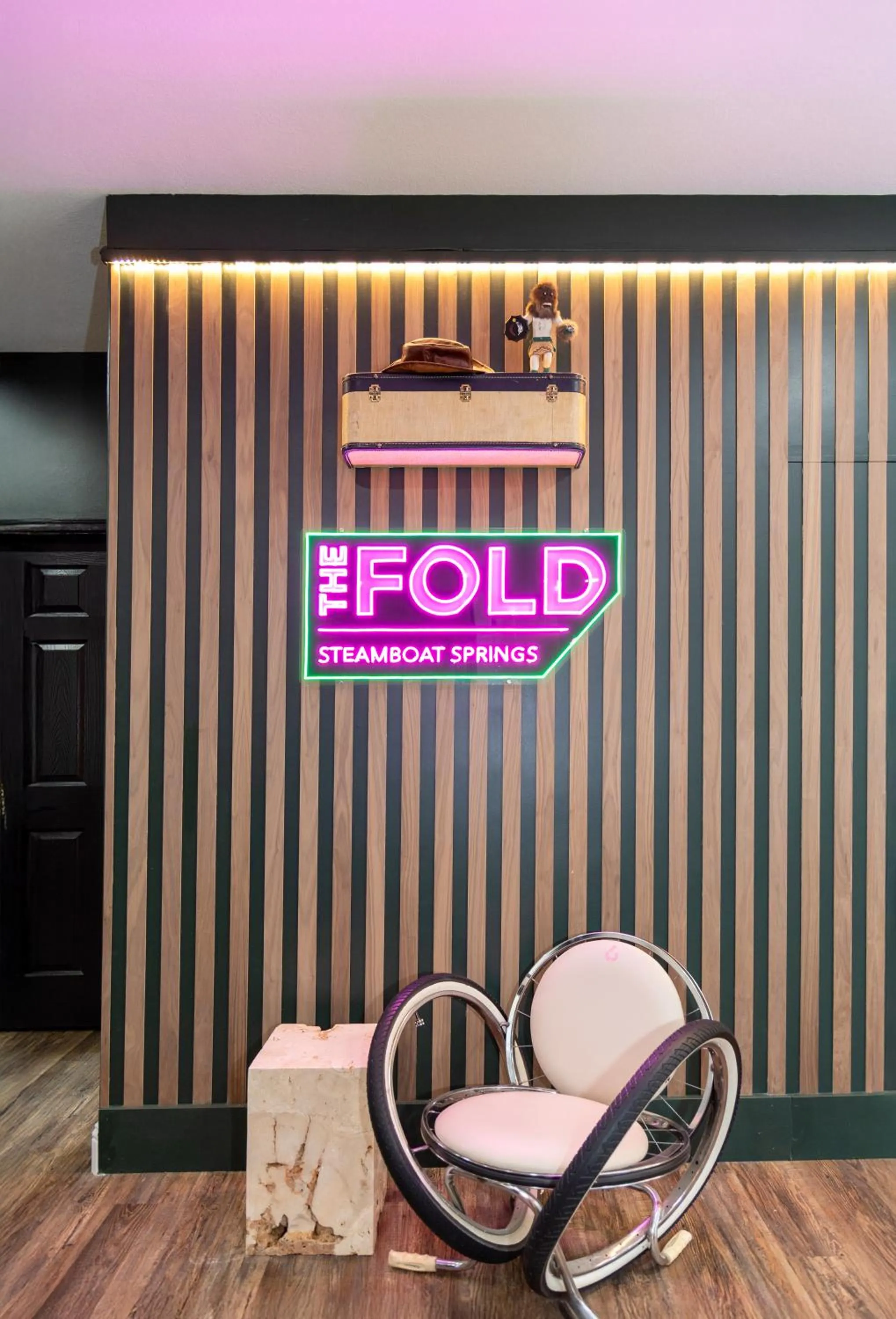 Seating area in The Fold Hotels Steamboat Springs