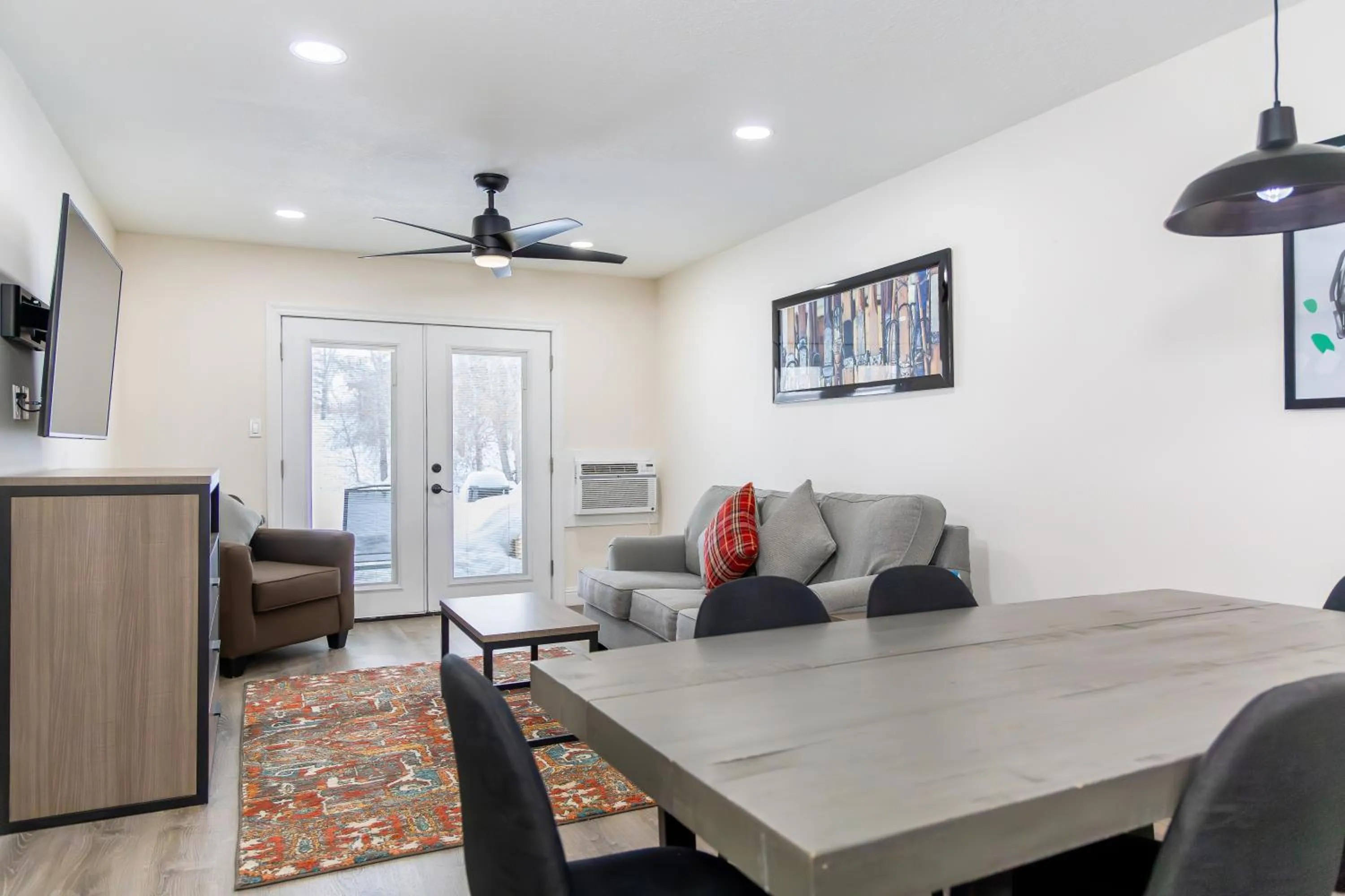 Living room in The Fold Hotels Steamboat Springs