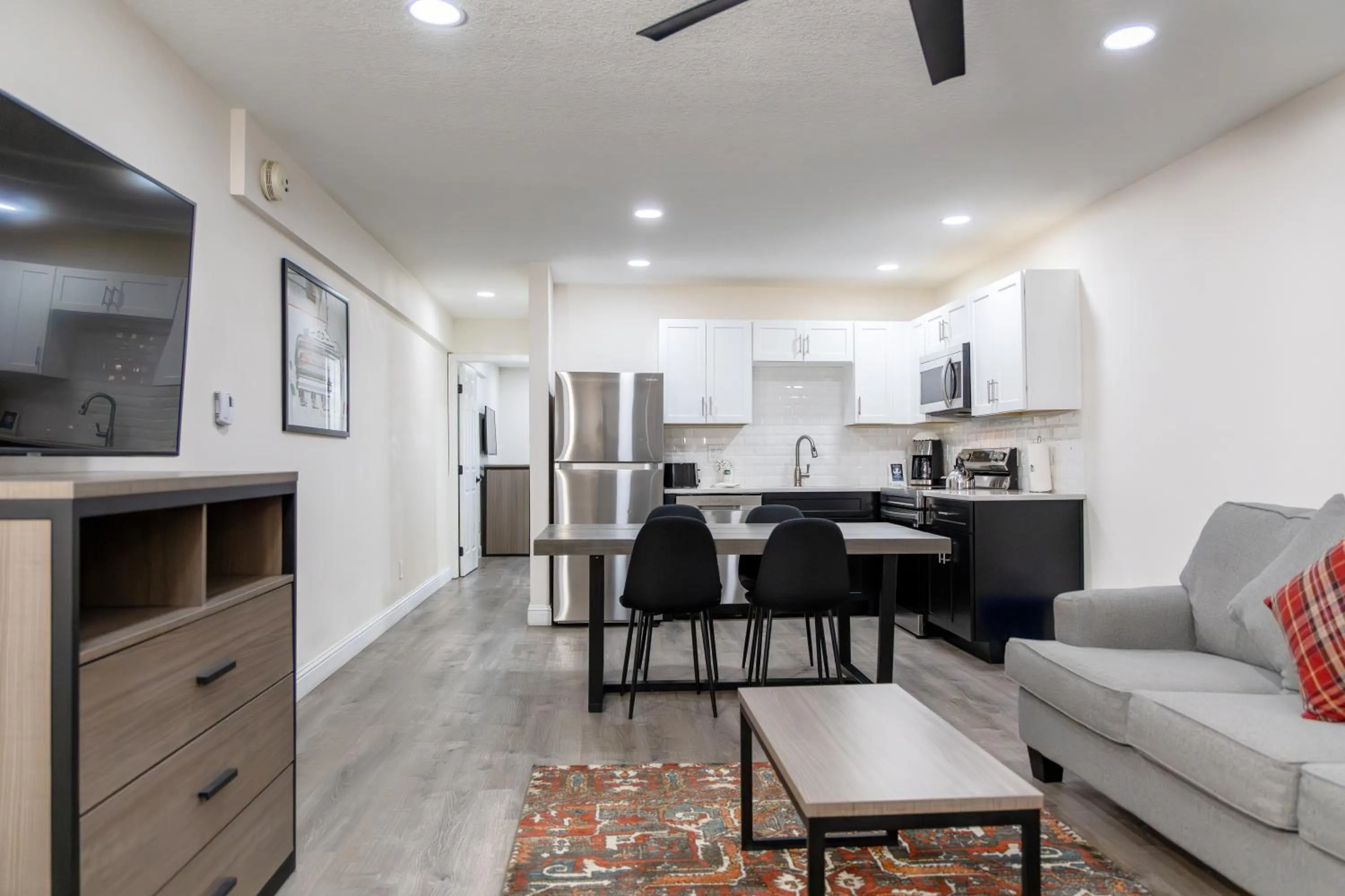 Living room in The Fold Hotels Steamboat Springs
