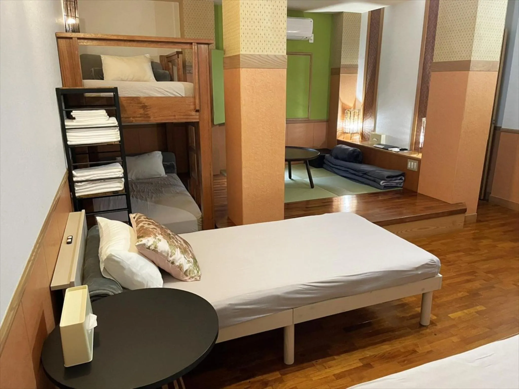 Photo of the whole room, Bed in Hotel bin