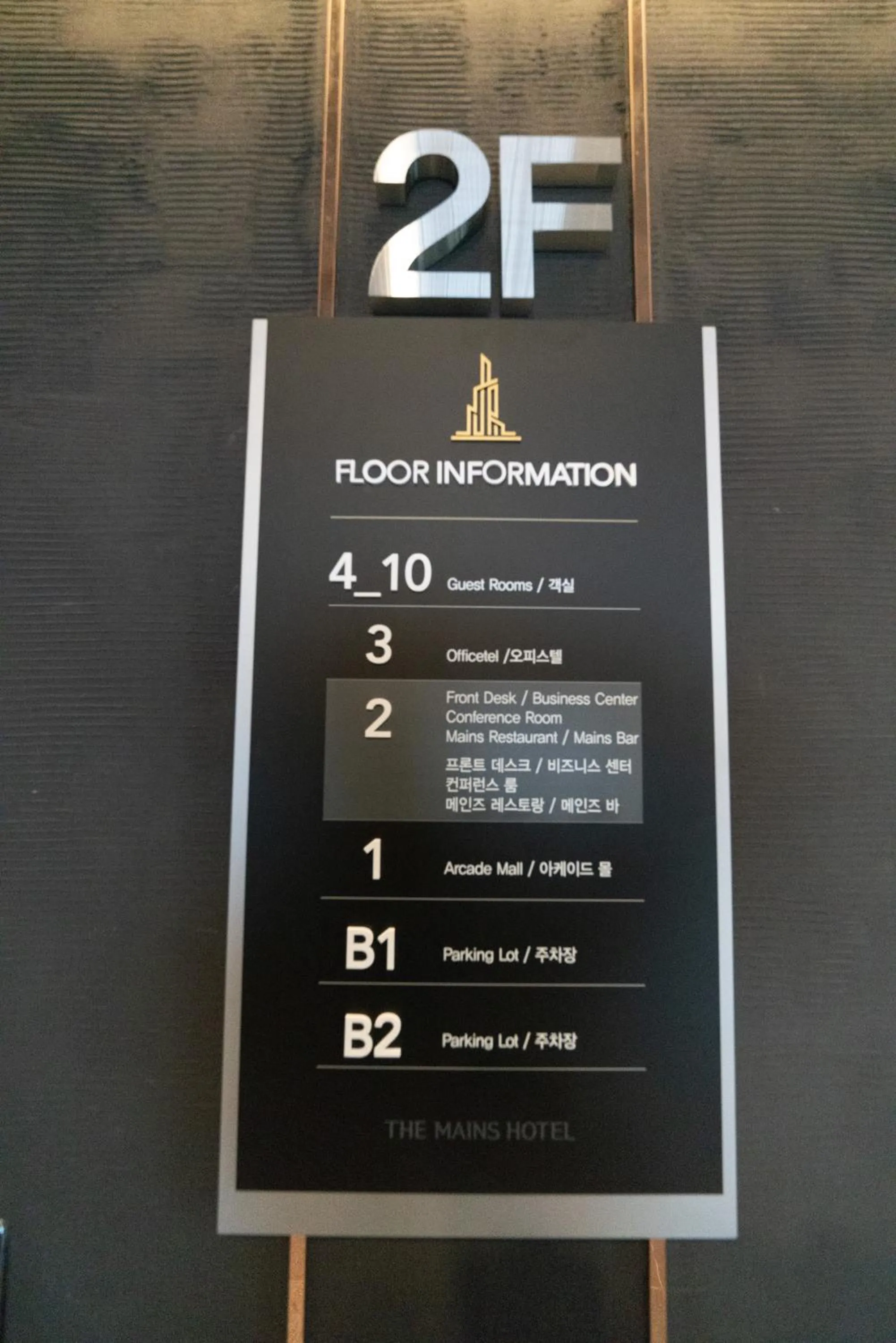 Decorative detail in The Mains Hotel