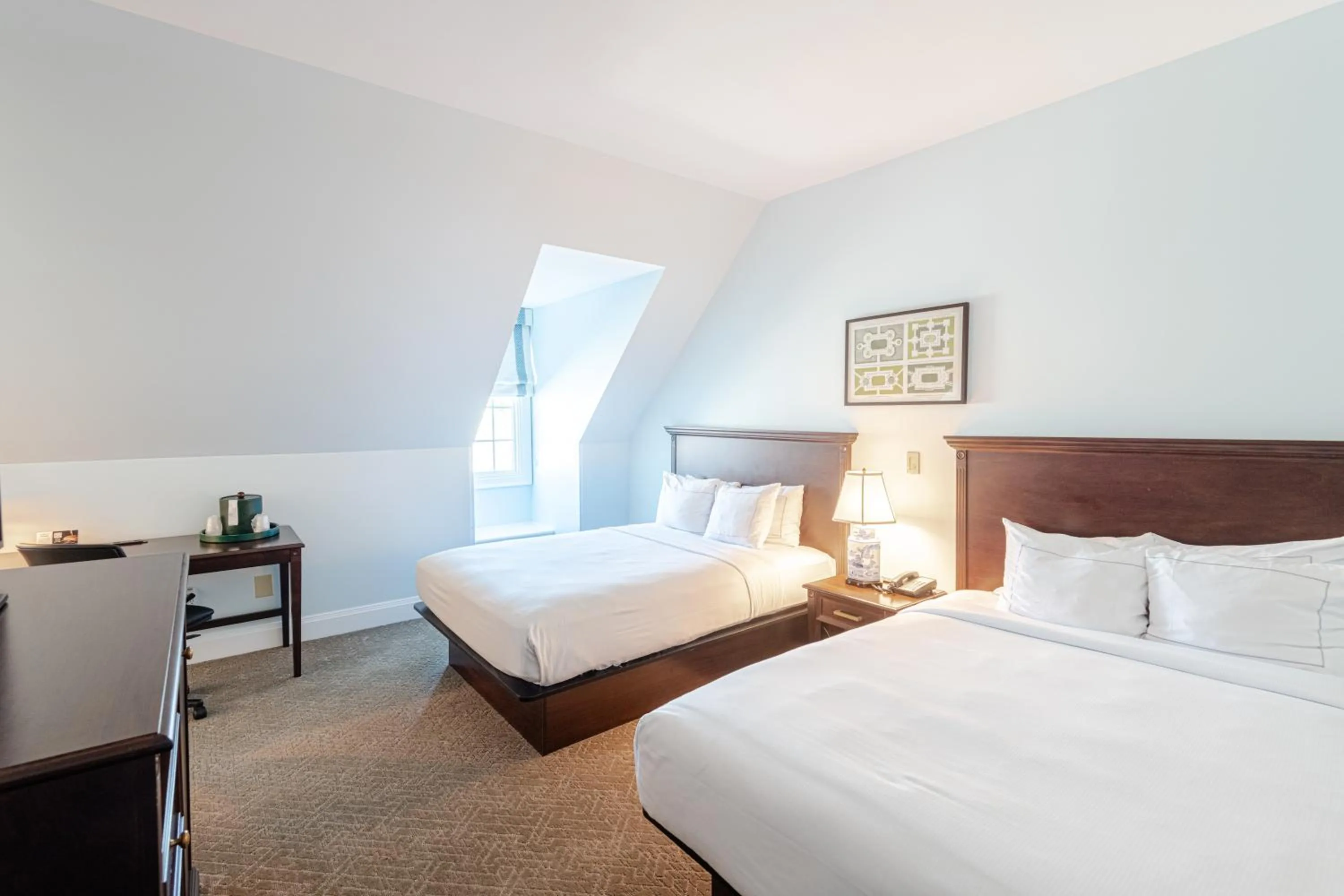 Bed in The Founders Inn & Spa Tapestry Collection By Hilton