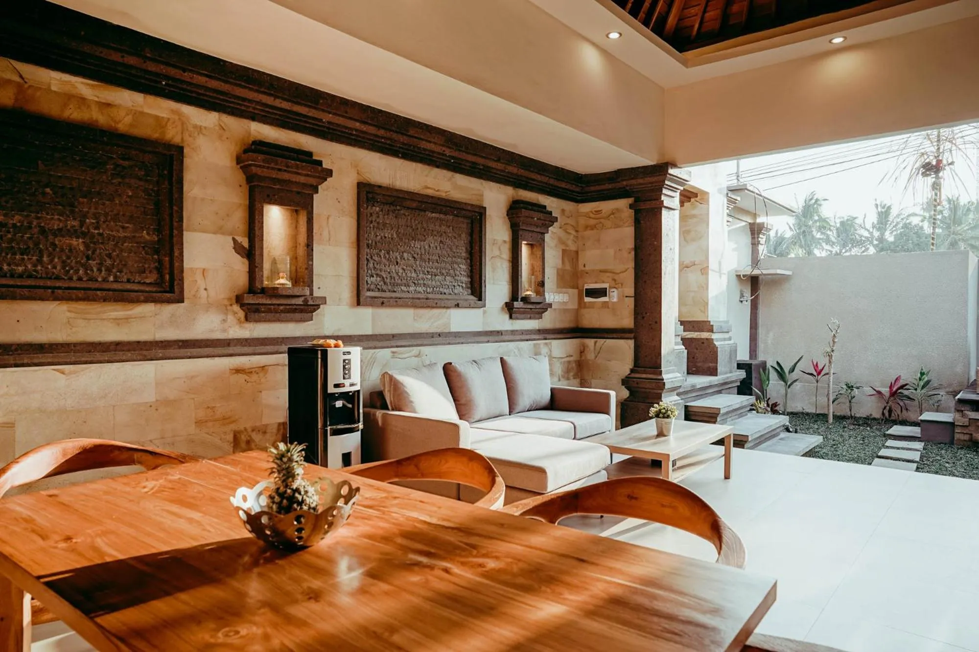 Living room in Widi Agung Villa