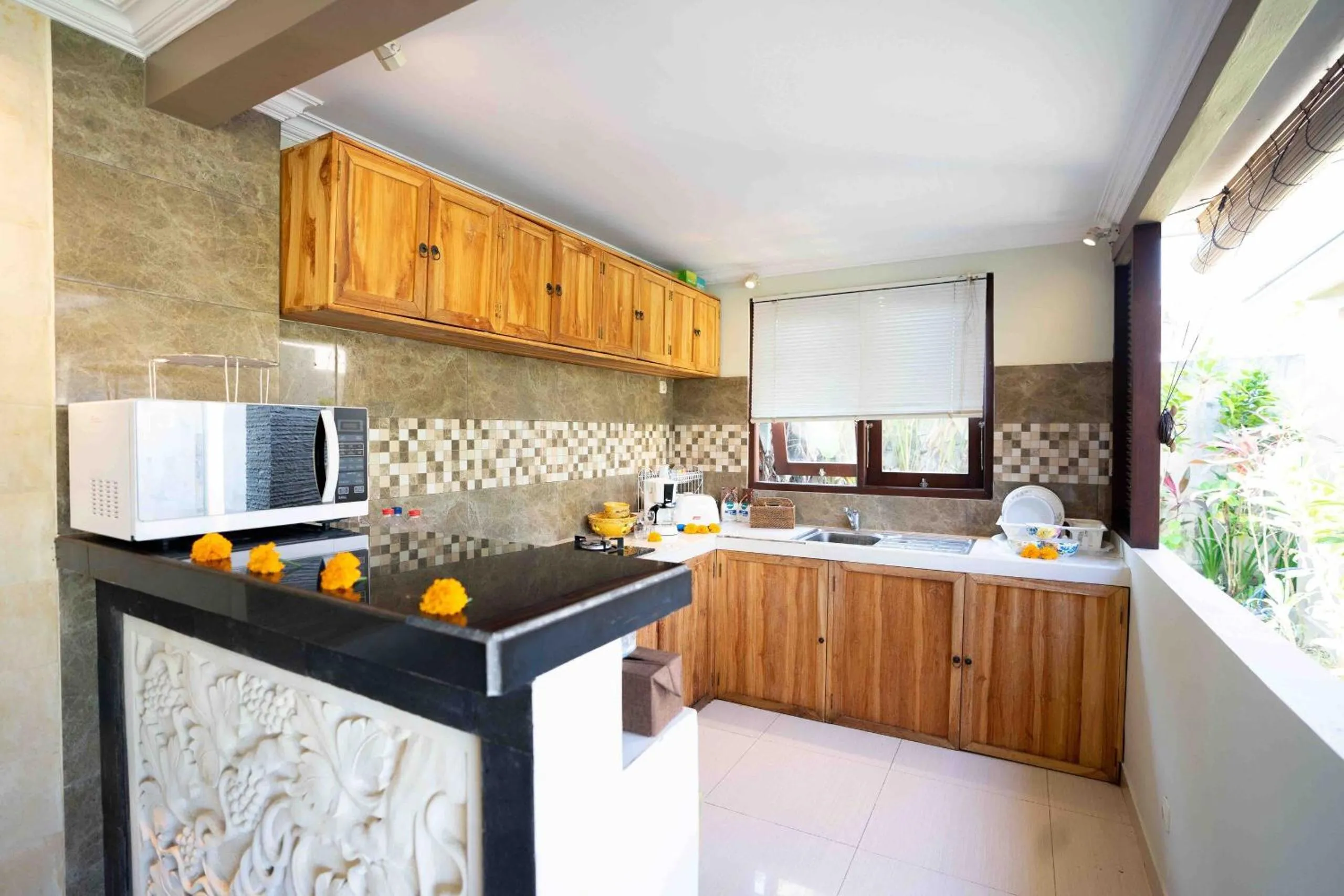 Kitchen or kitchenette in Widi Agung Villa