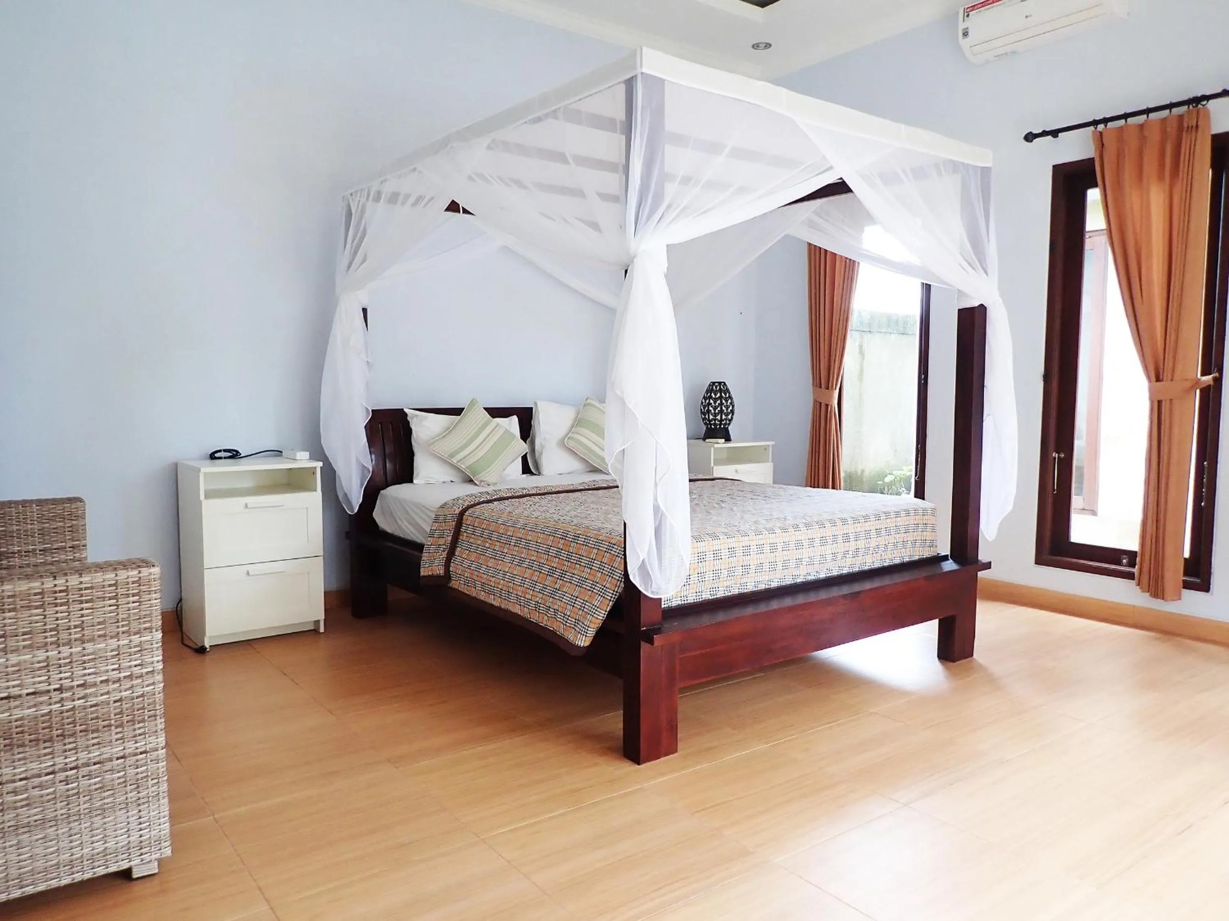 Bed in Widi Agung Villa