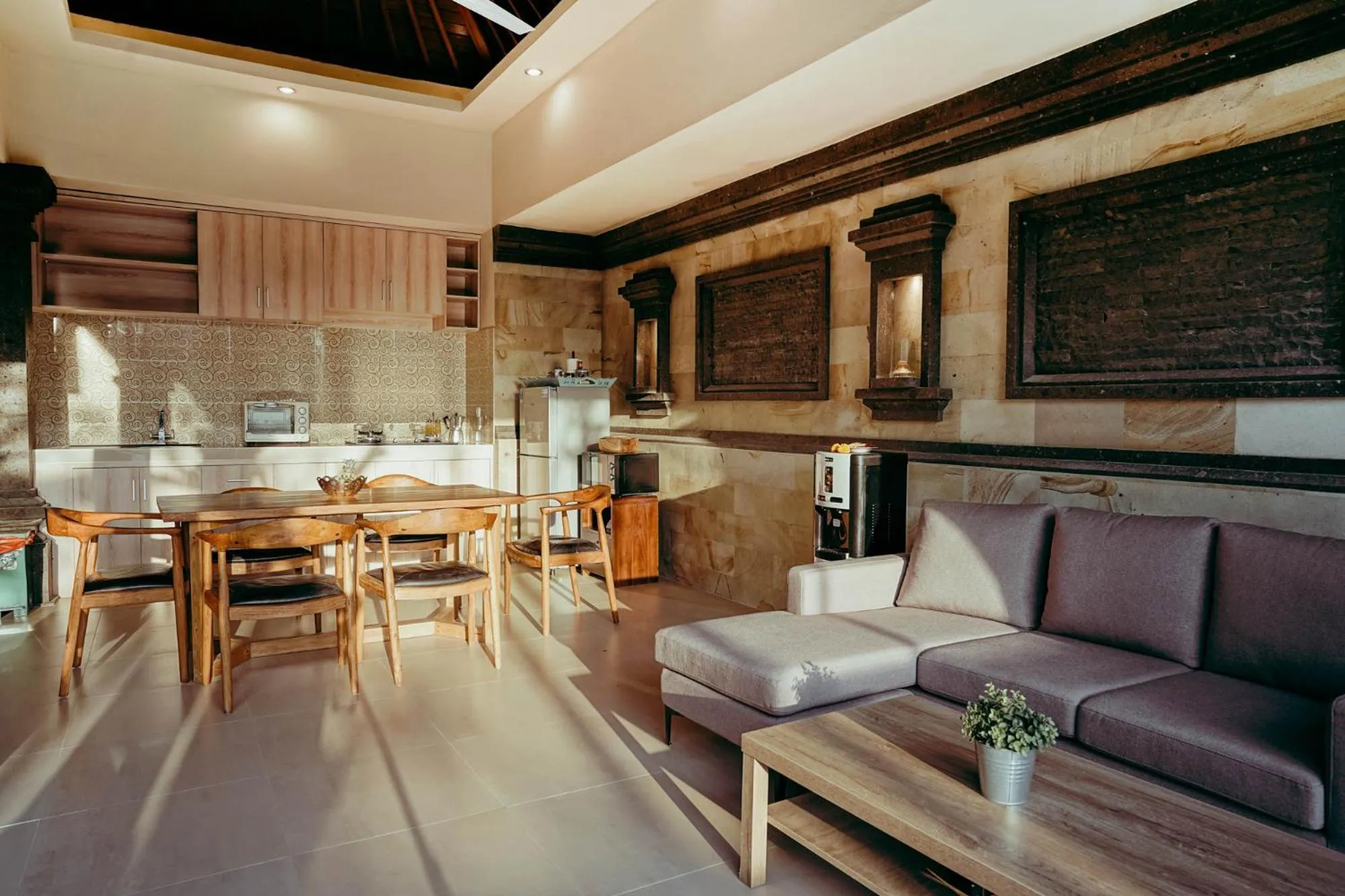 Living room in Widi Agung Villa