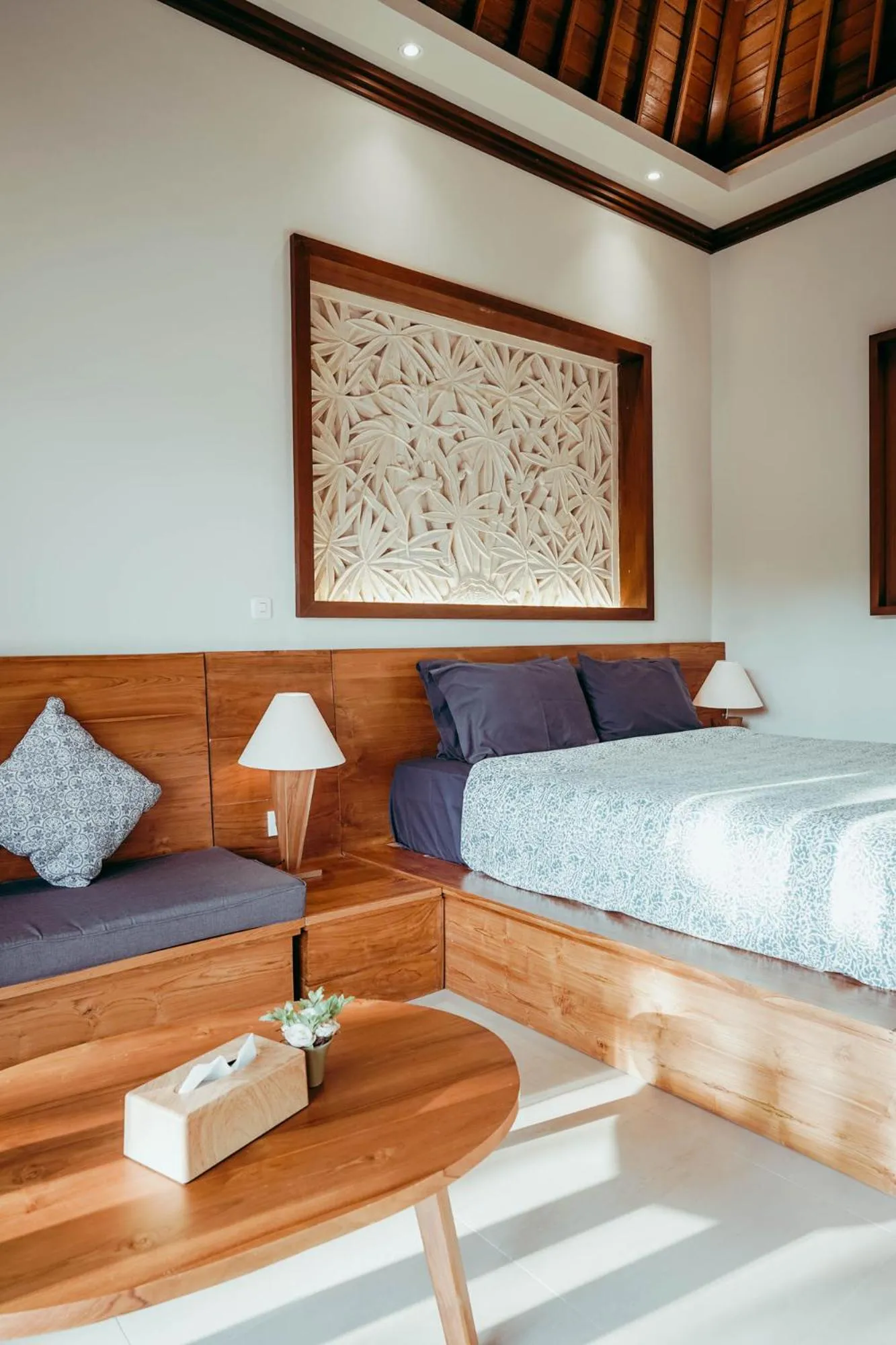 Bed in Widi Agung Villa