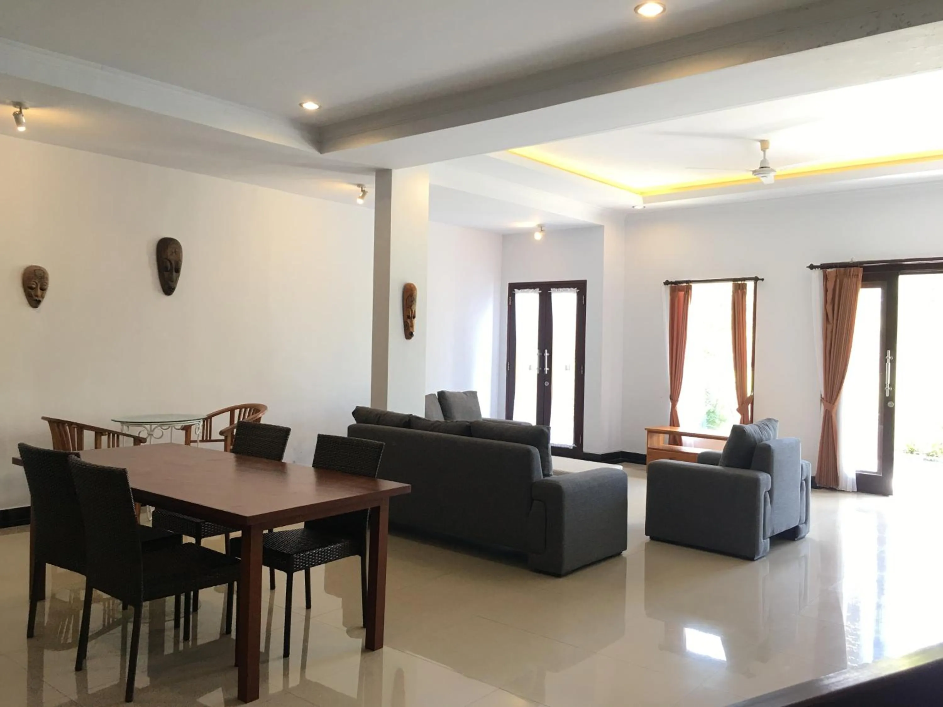 Living room in Widi Agung Villa