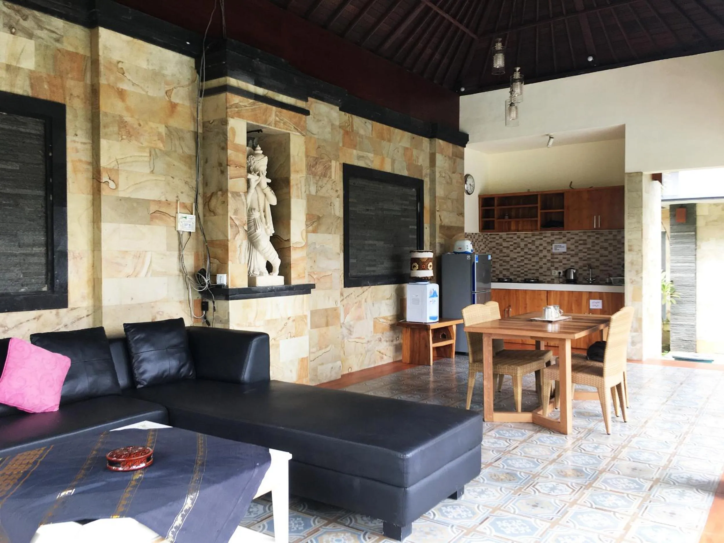 Living room in Widi Agung Villa