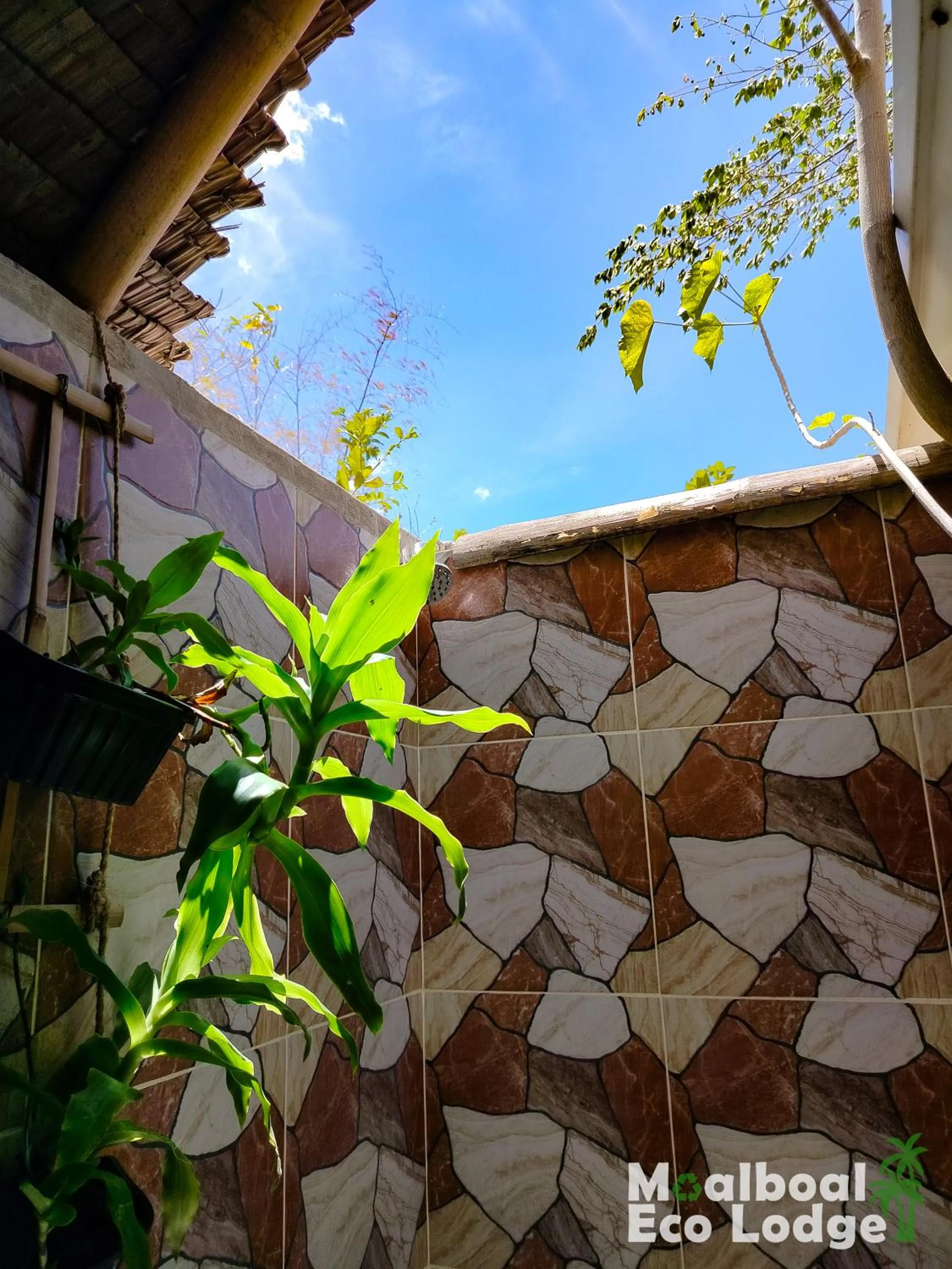 Shower in Moalboal Eco Lodge