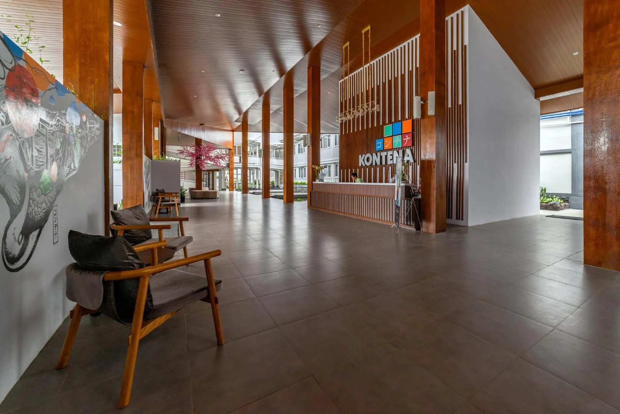 Lobby or reception in Kontena Hotel