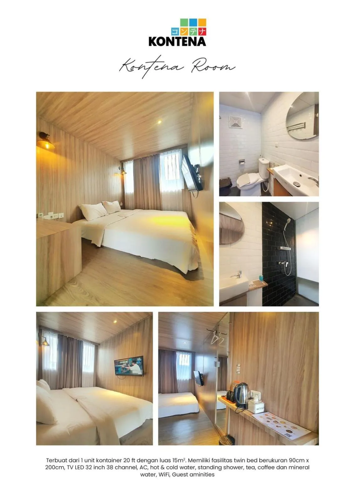 Bed in Kontena Hotel