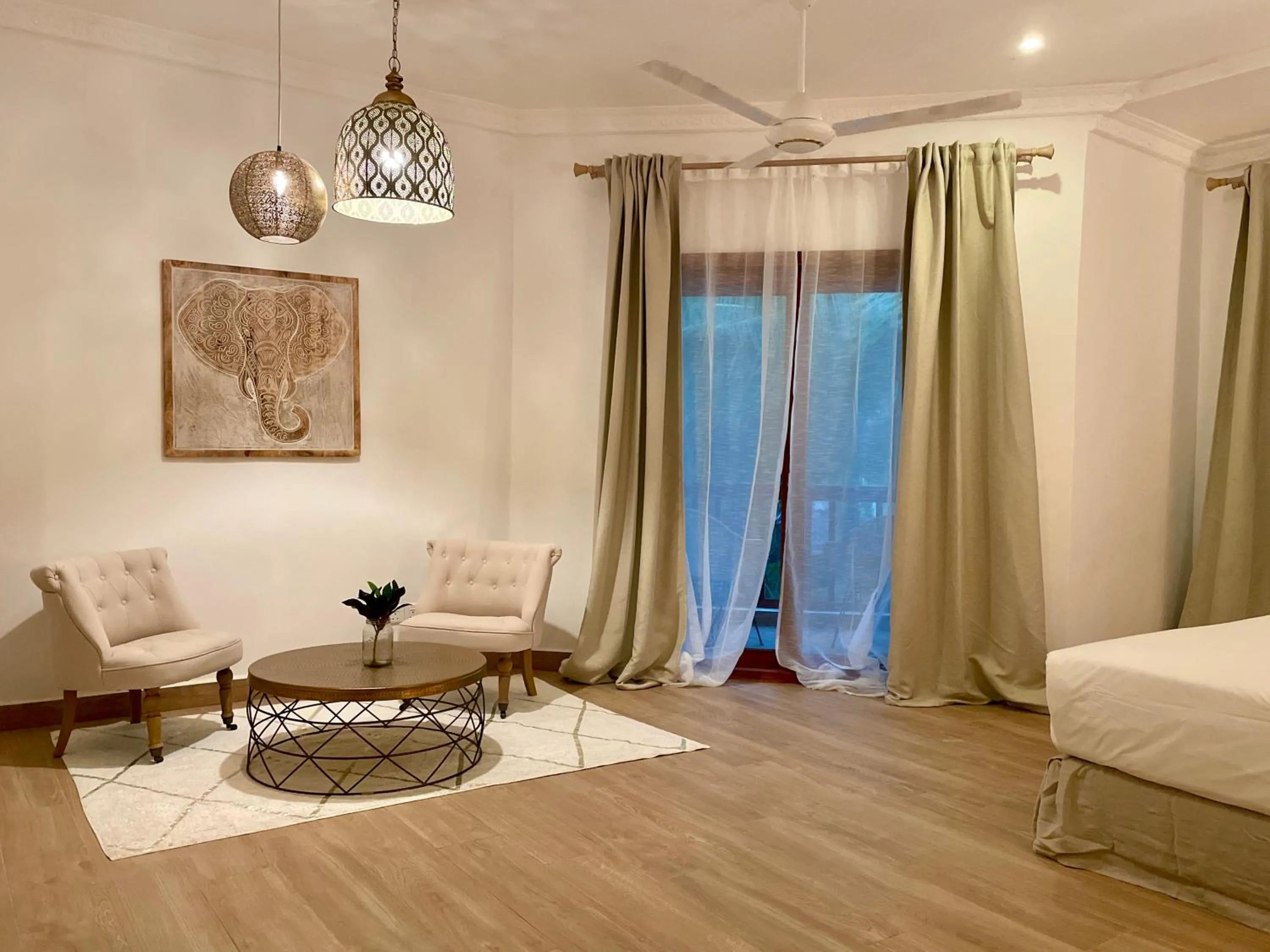 Seating area, Bed in Amani Boutique Hotel - Small Luxury Hotels of the World