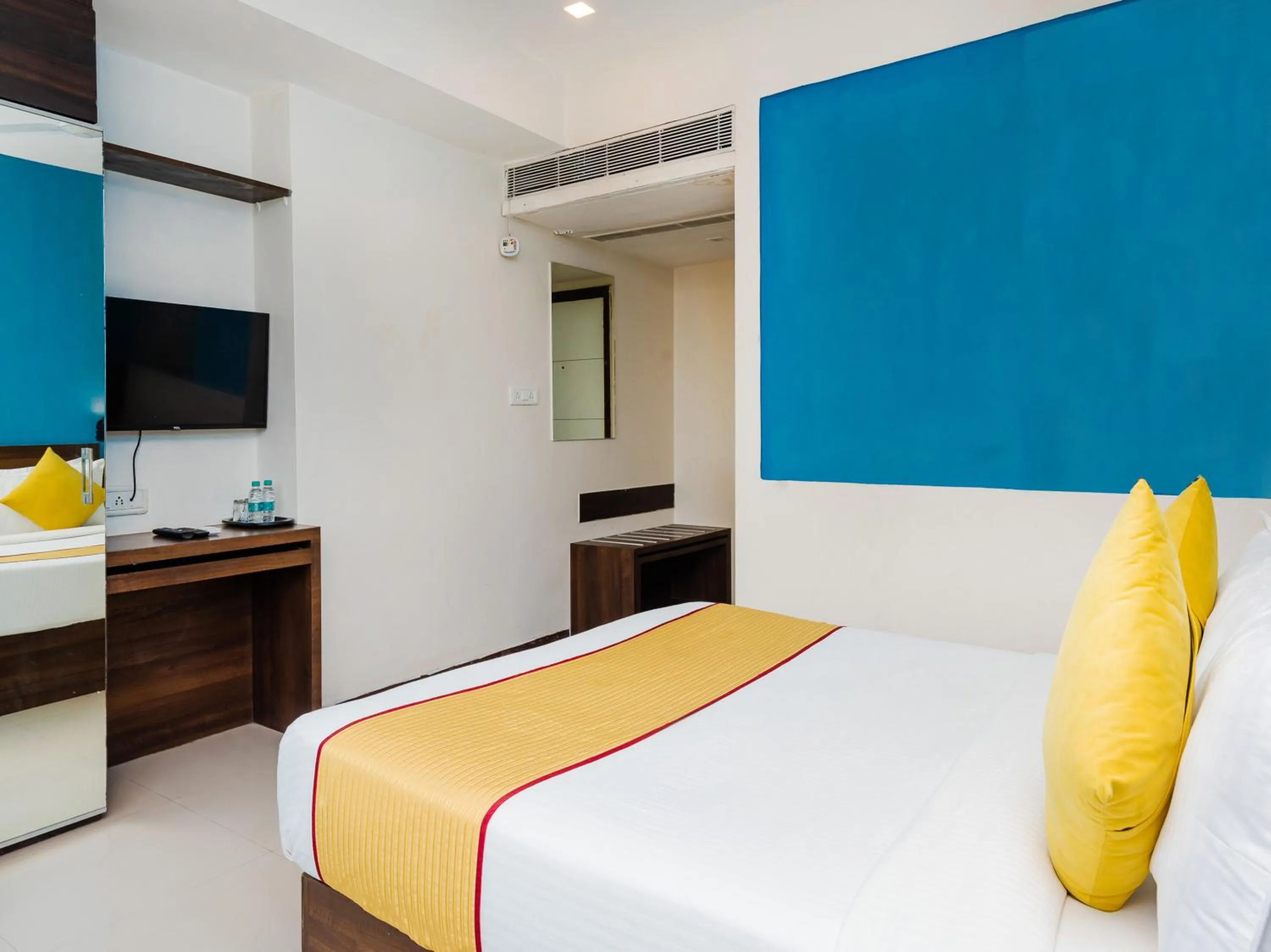 Photo of the whole room, Bed in Hotel Aura - Near Malad Link Road
