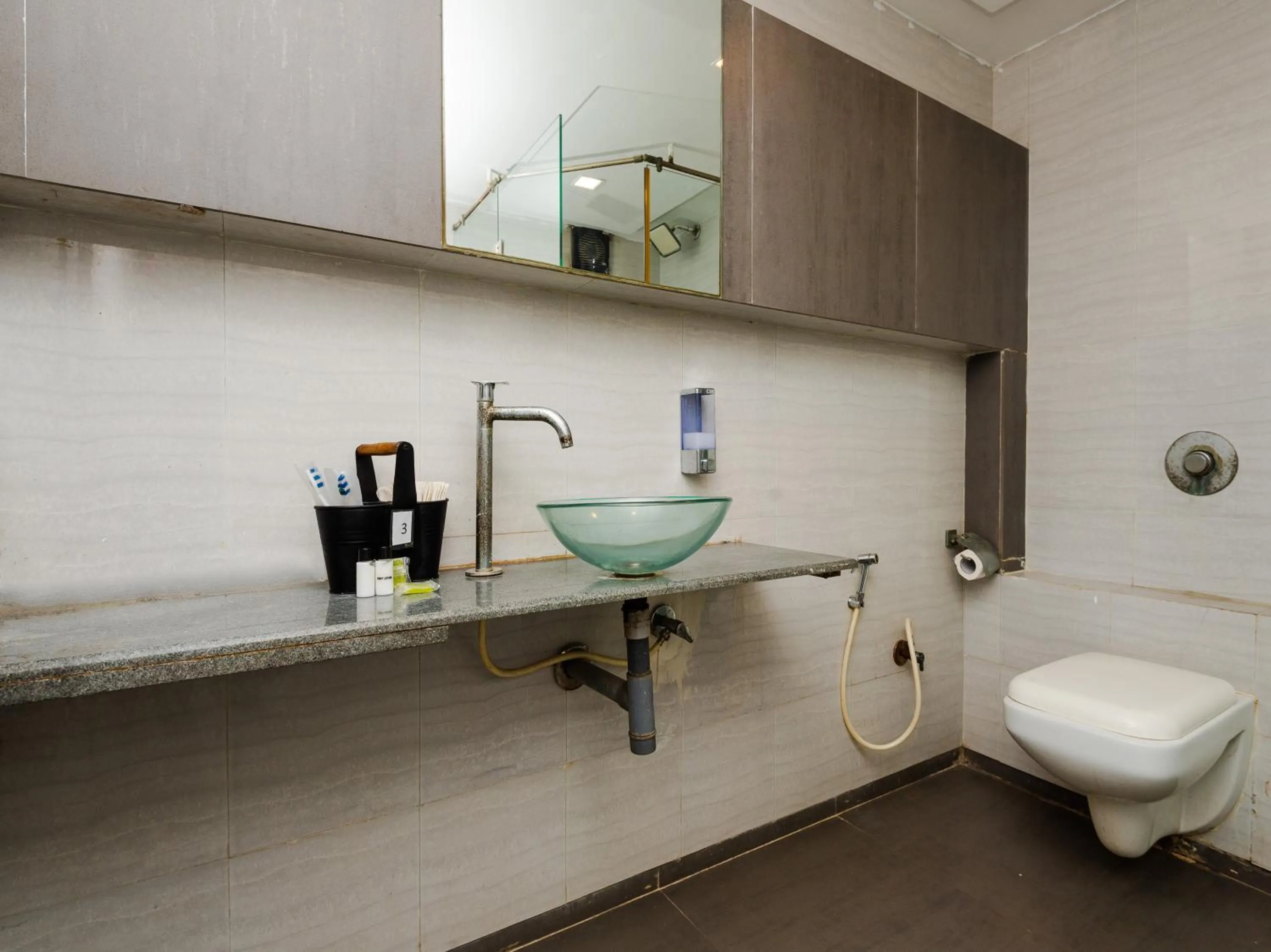 Bathroom in Hotel Aura - Near Malad Link Road