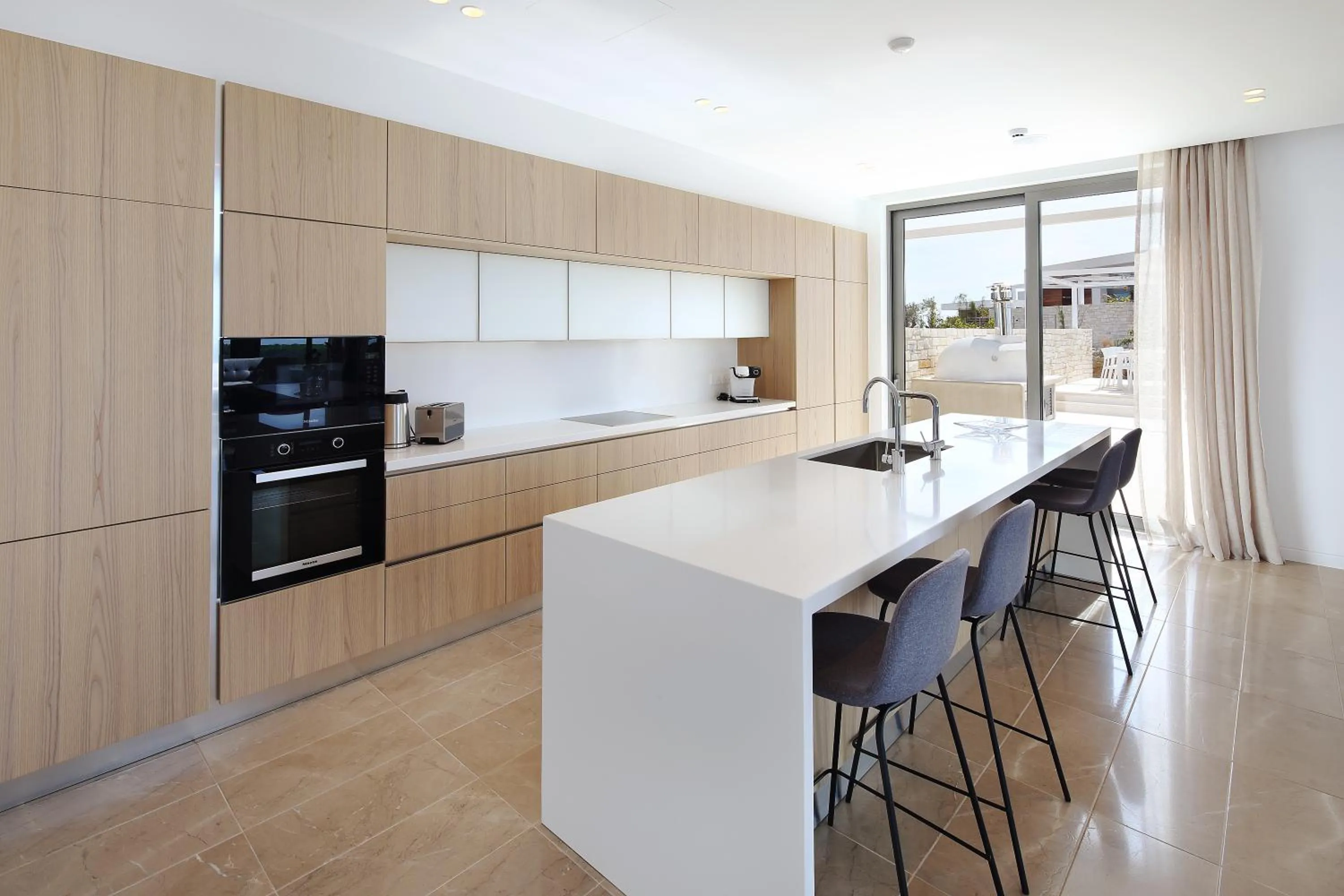 Kitchen or kitchenette in Minthis Resort