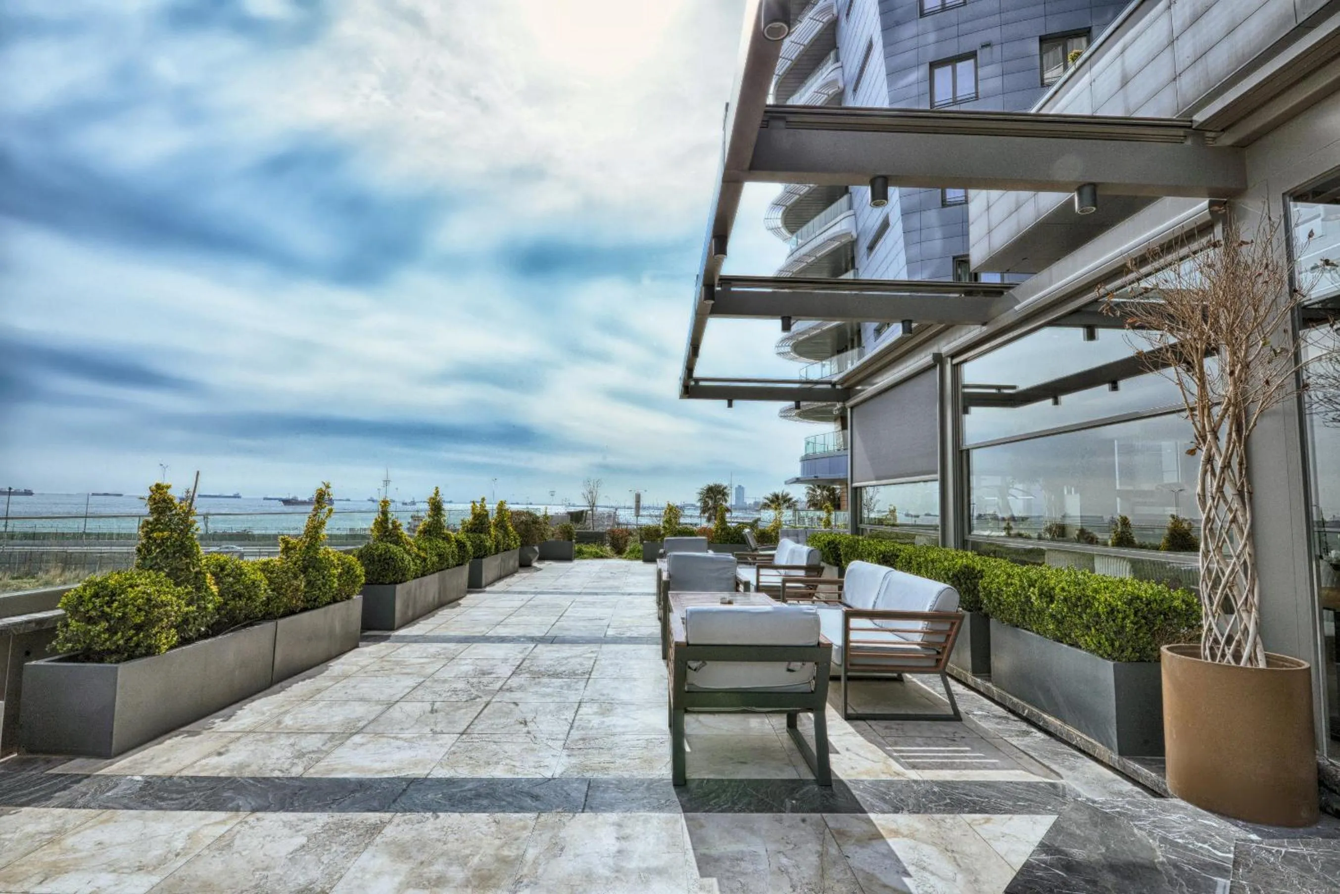 Patio in Best Western Premier Ottoperla Hotel