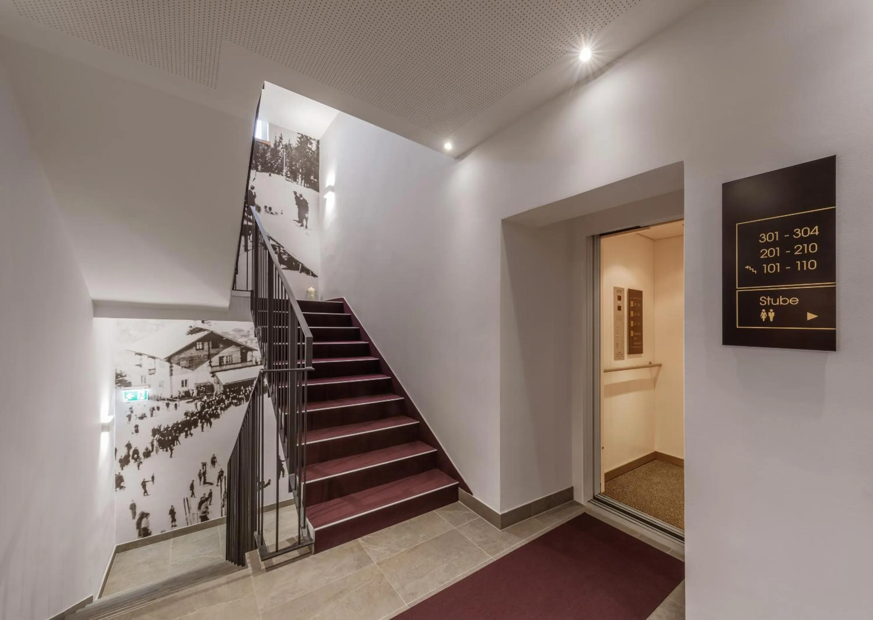 Decorative detail in Hotel Hennersberg