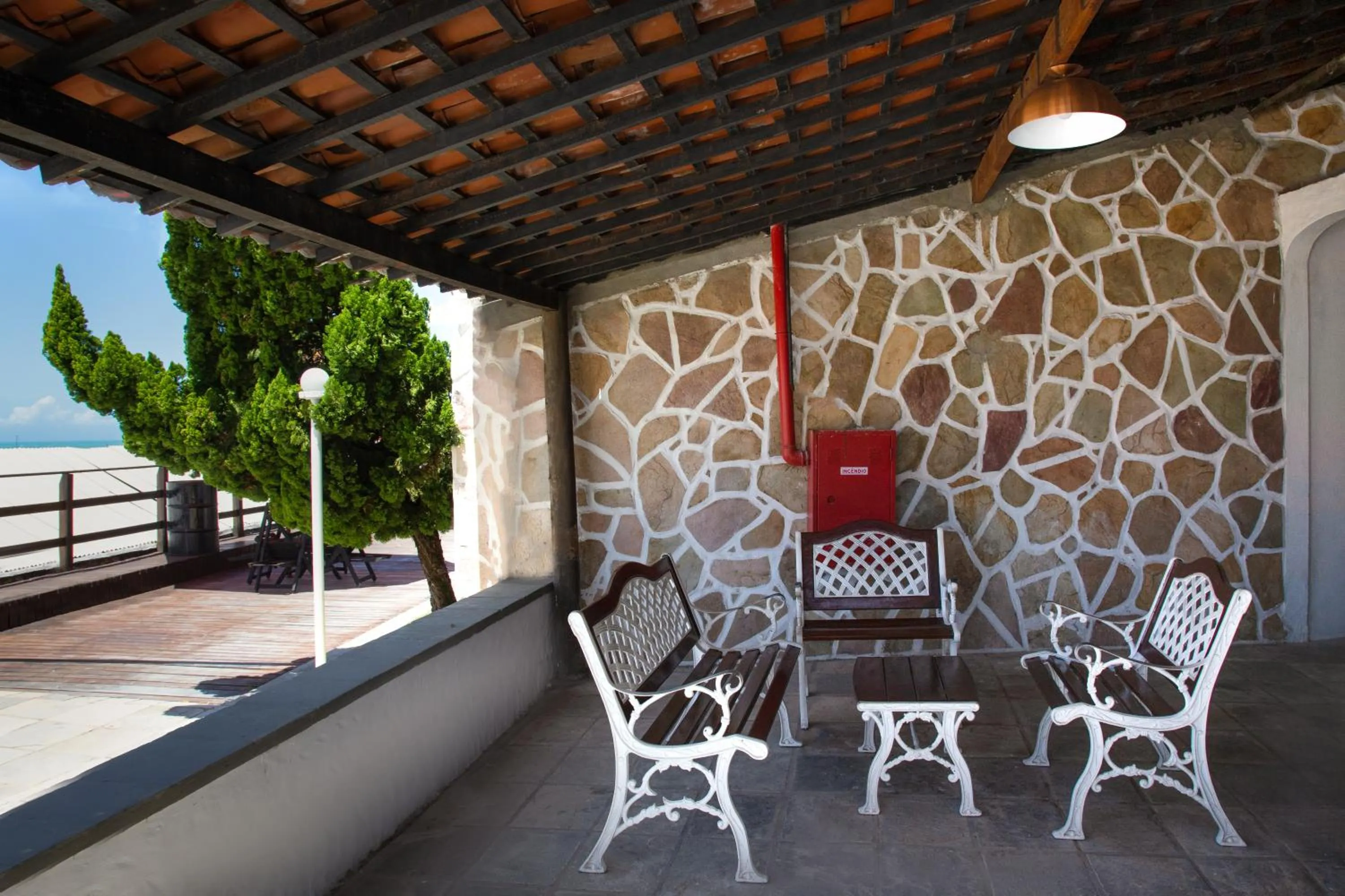 Seating area in WG Beach Hotel