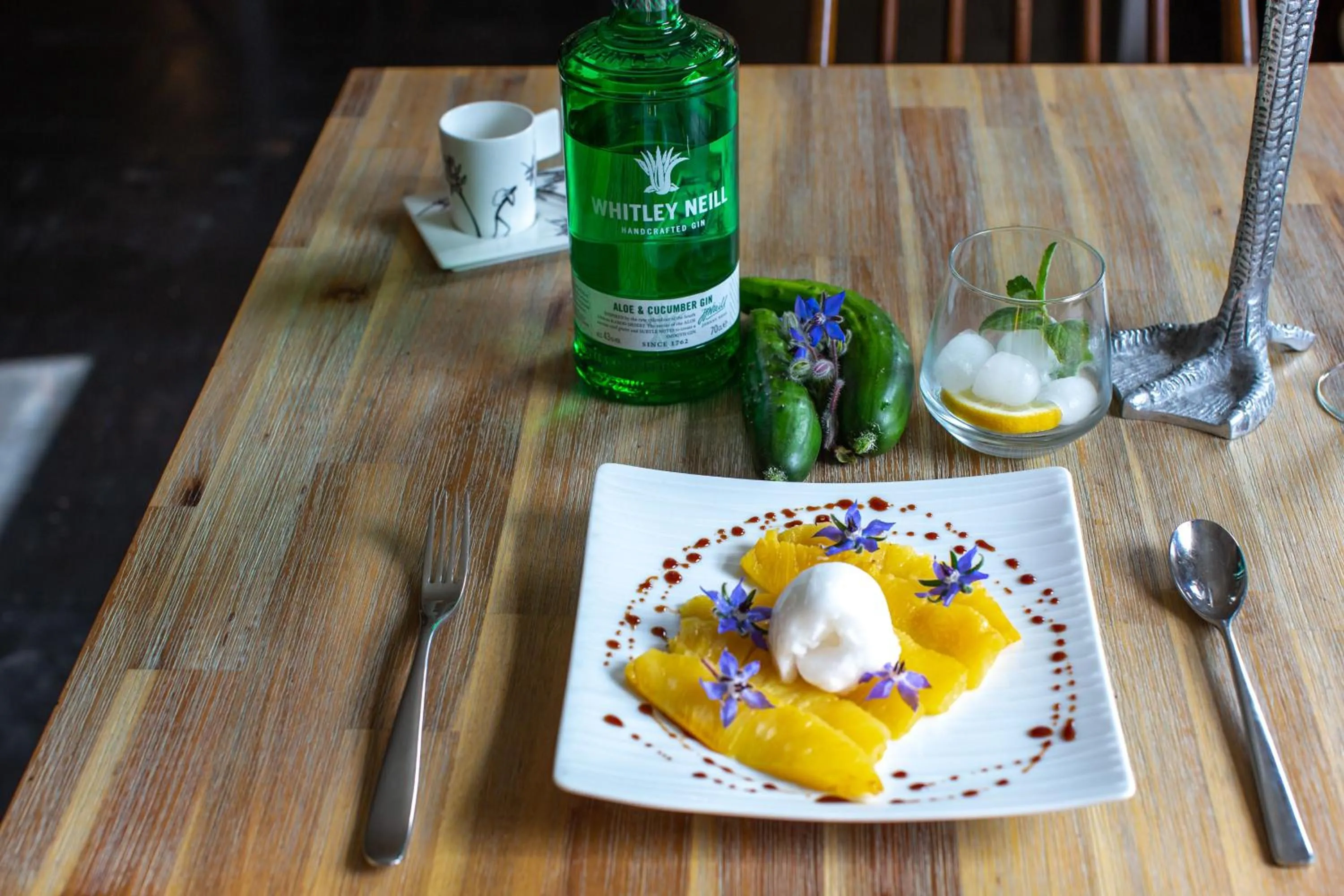 Food in La Fosse at Cranborne