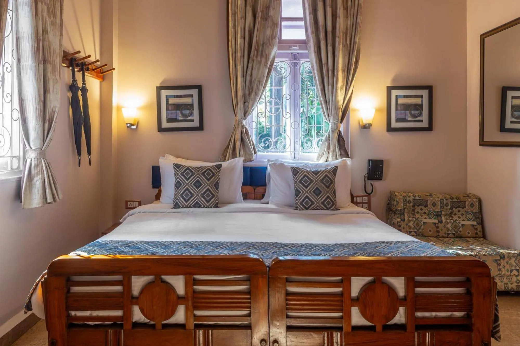 Bed in IL Palazzo Villas