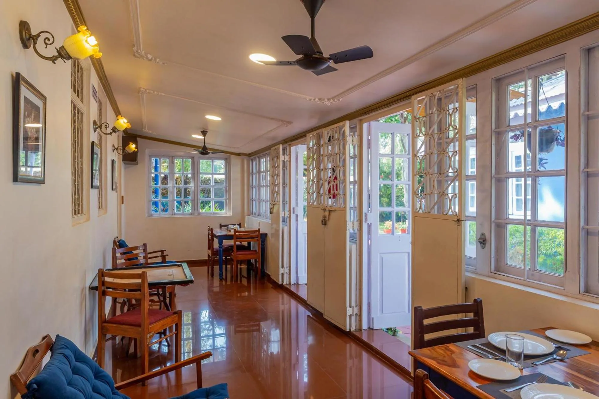 Seating area in IL Palazzo Villas