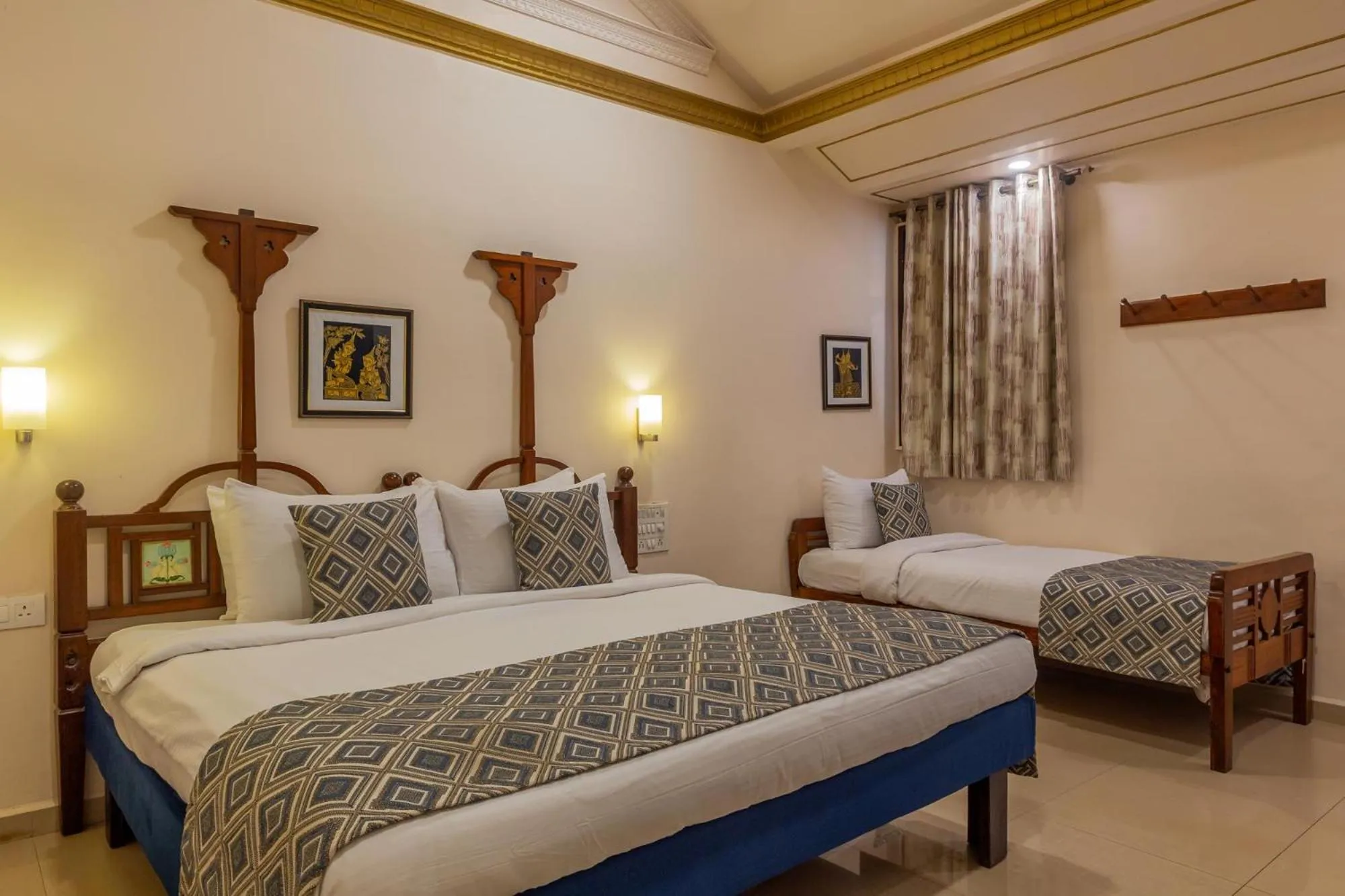 Bed in IL Palazzo Villas