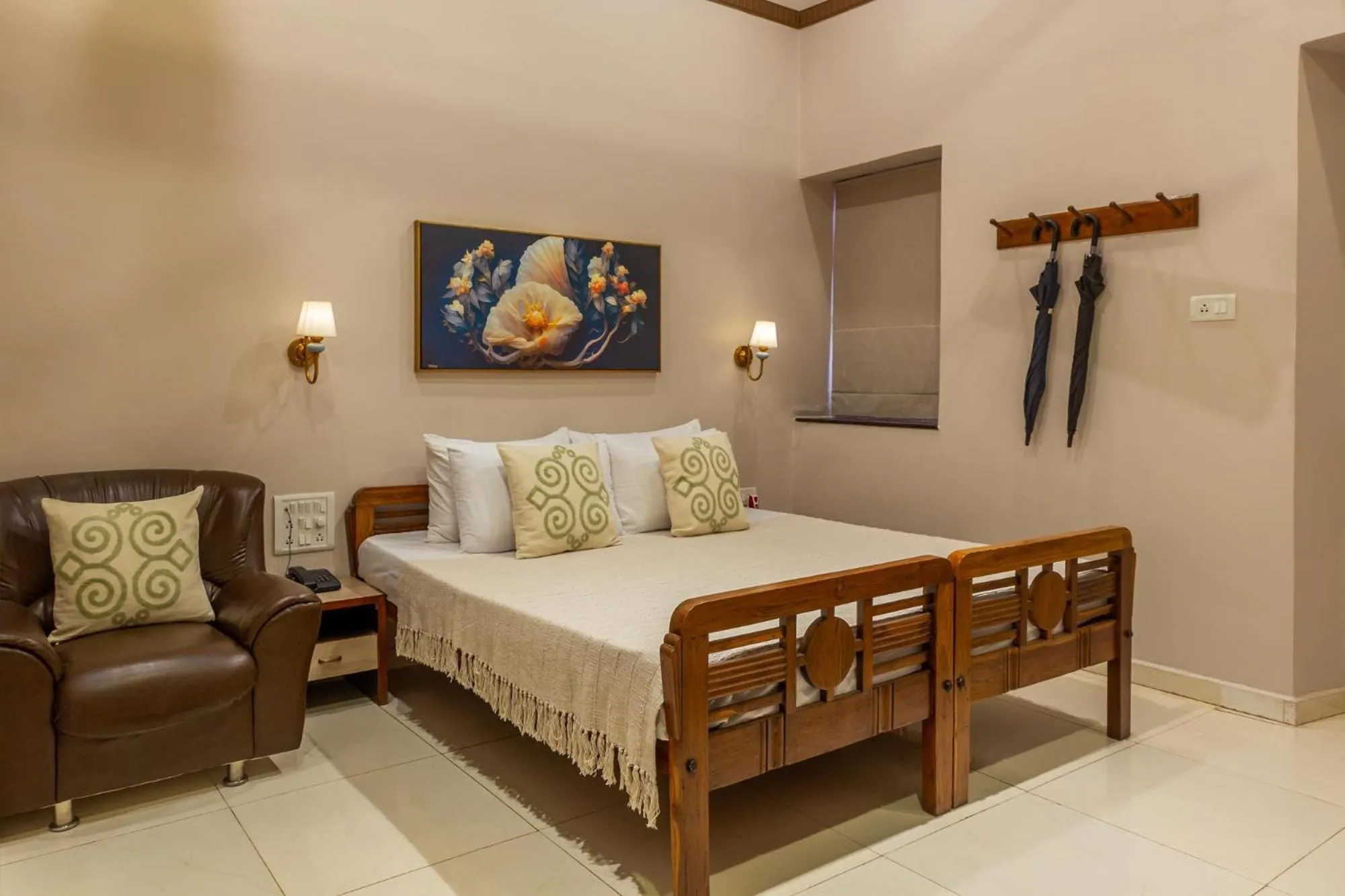 Bed in IL Palazzo Villas