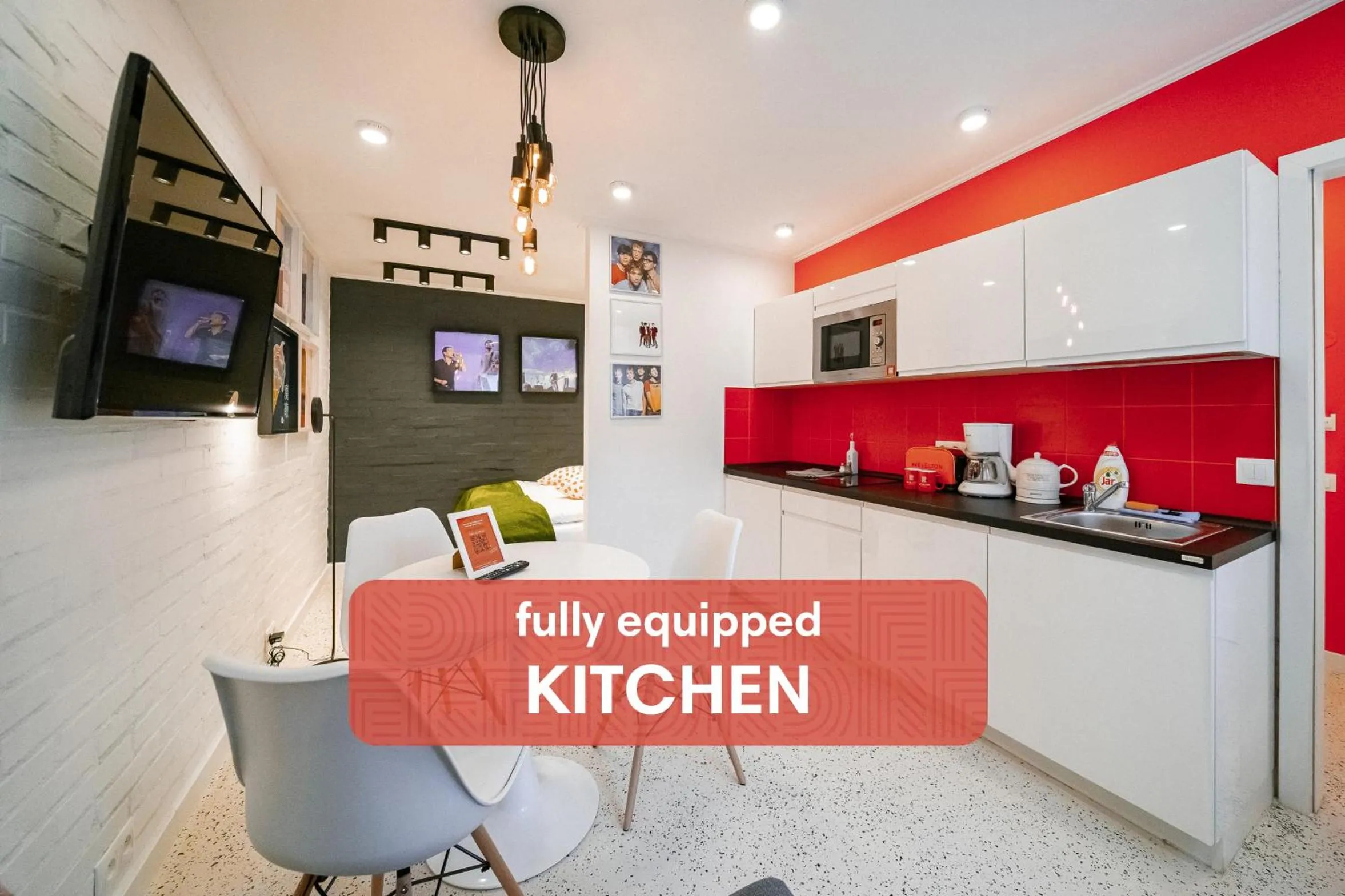 kitchen in Revelton Studios Marianske Lazne