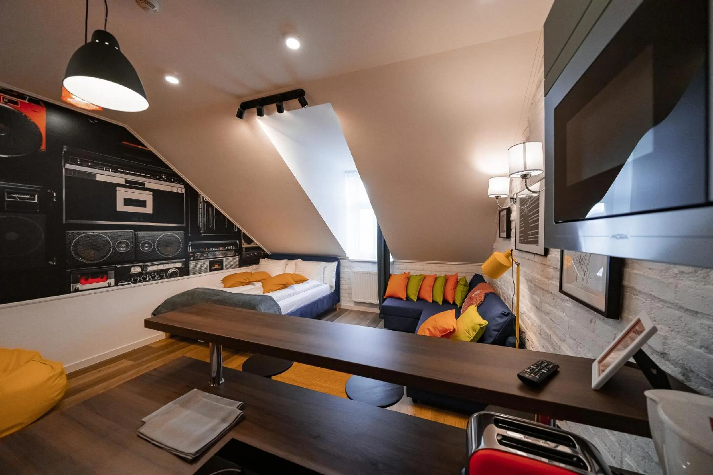 Bed in Revelton Studios Marianske Lazne