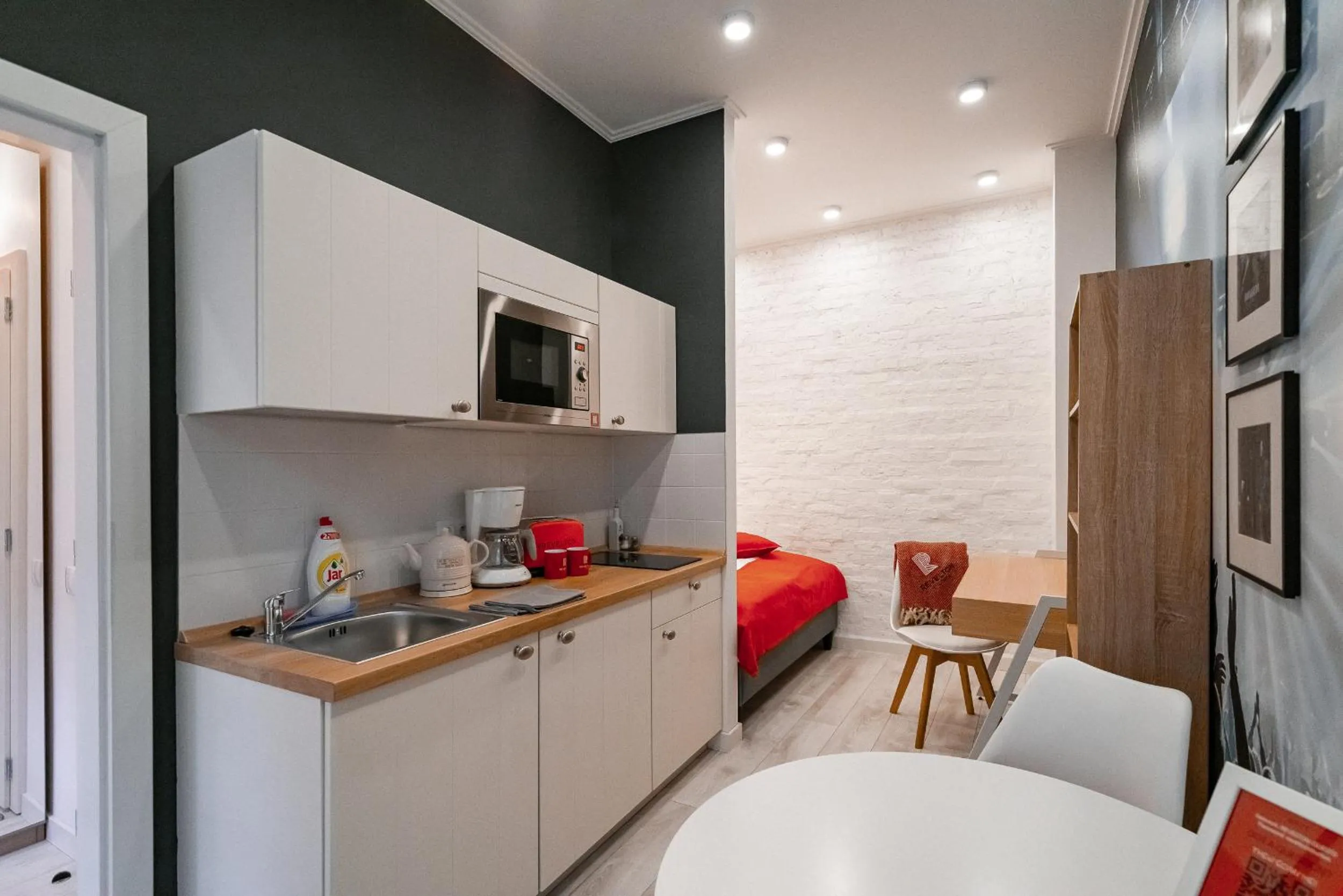 kitchen in Revelton Studios Marianske Lazne