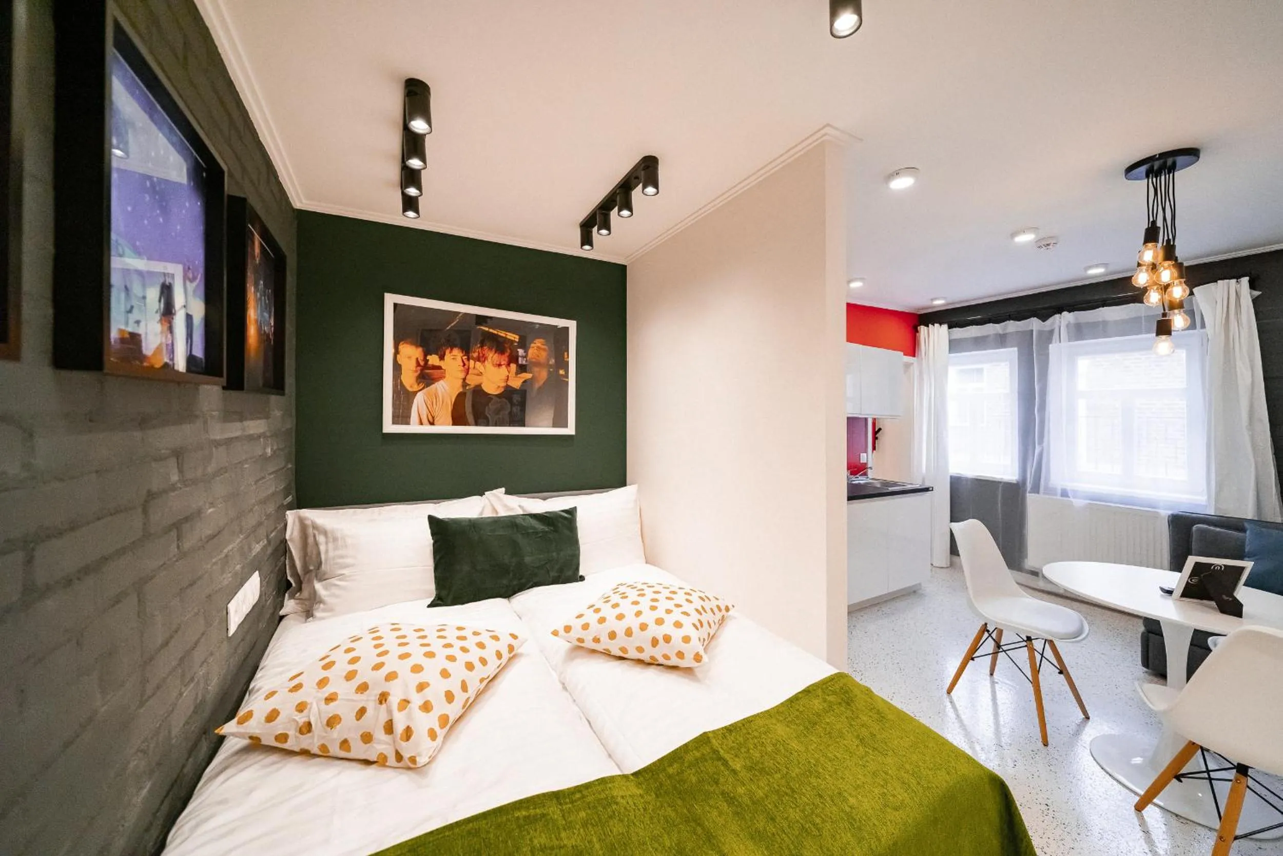 Bed in Revelton Studios Marianske Lazne