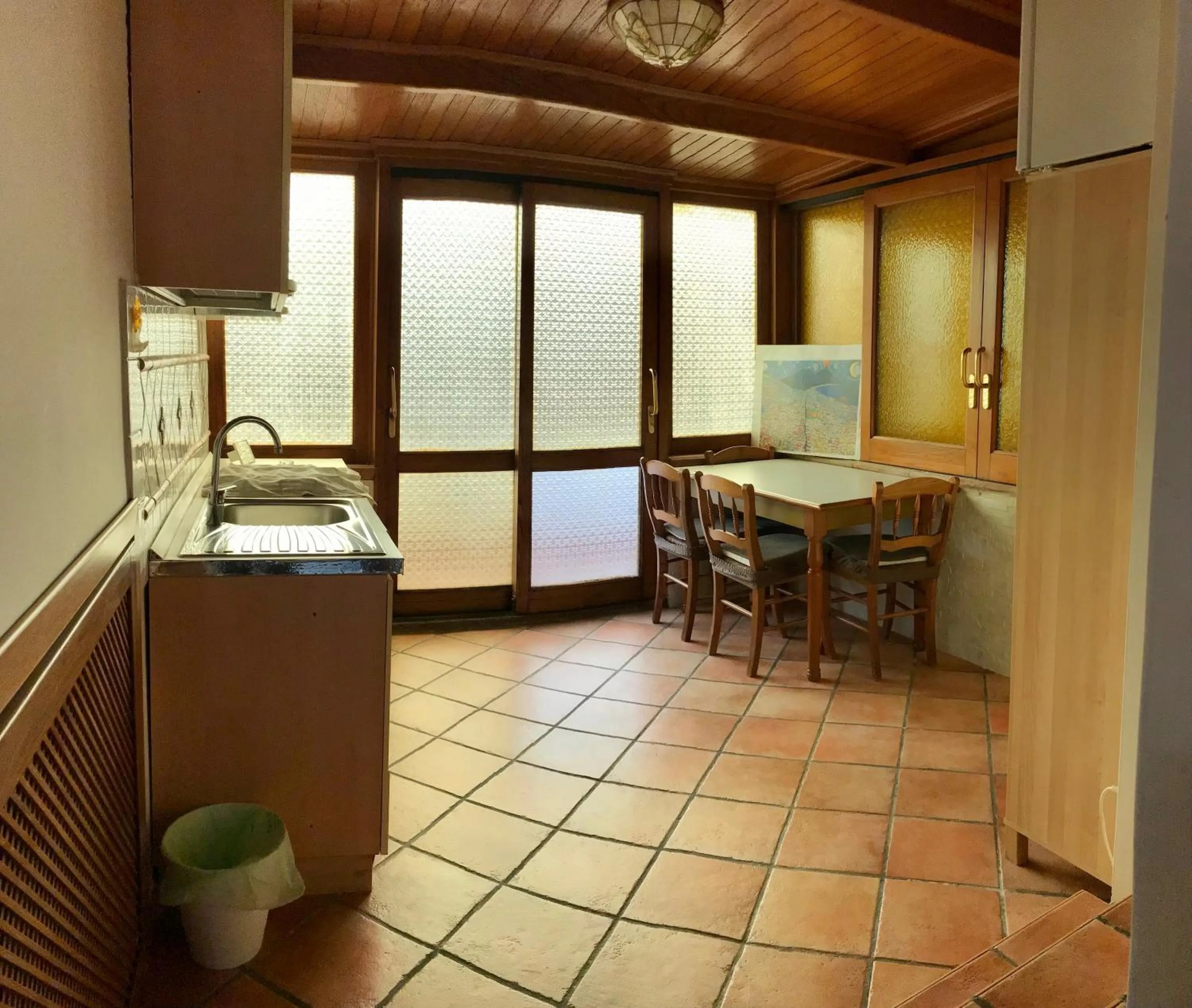 Kitchen or kitchenette in La dimora di bronzo