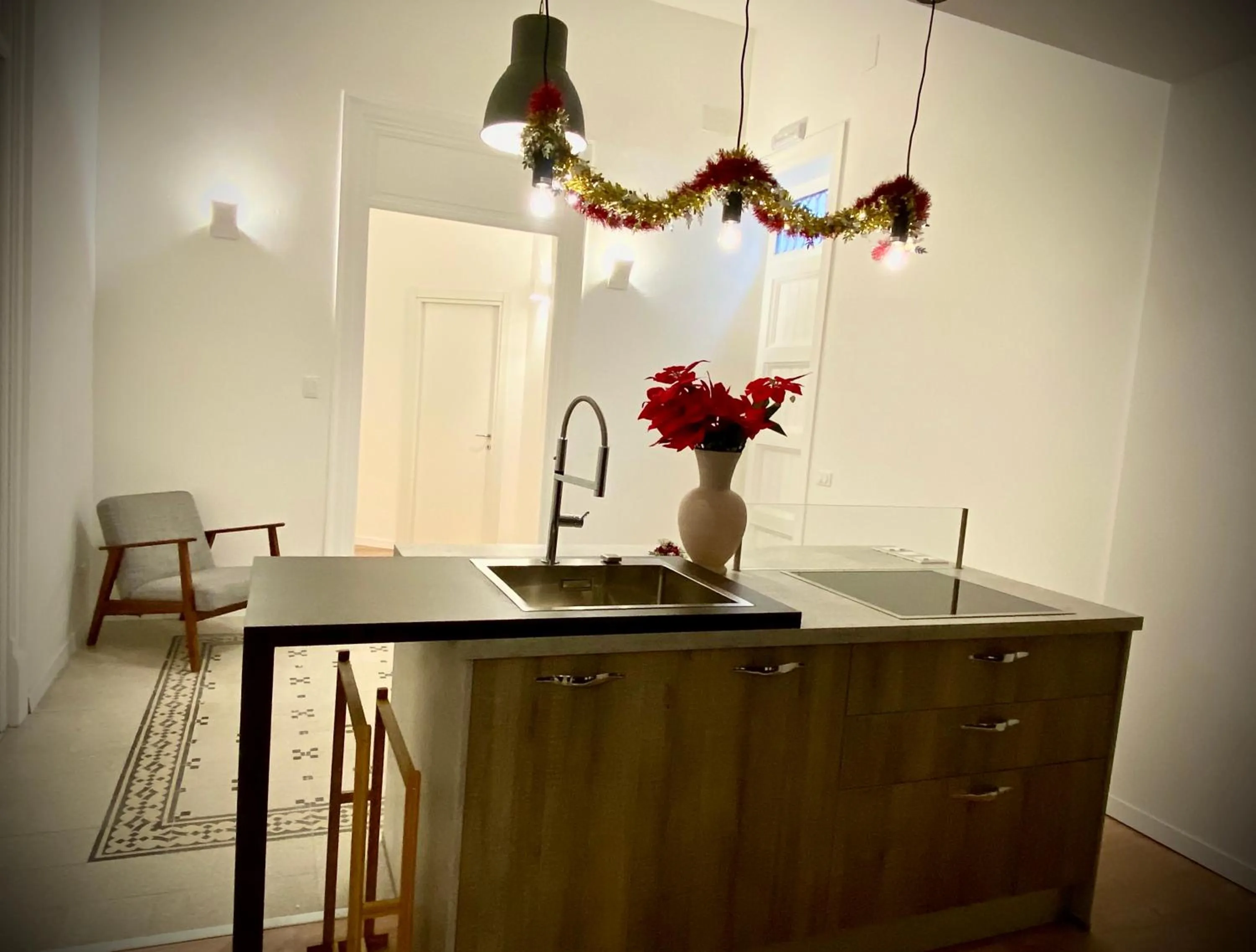 Kitchen or kitchenette in Piazza Florio Rooms