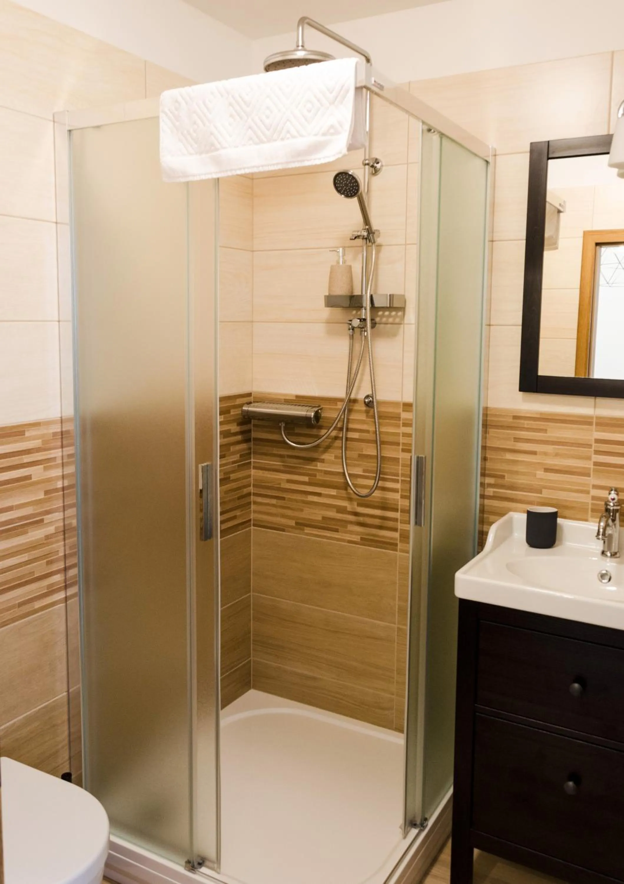 Shower in Apartmány u Kotačků