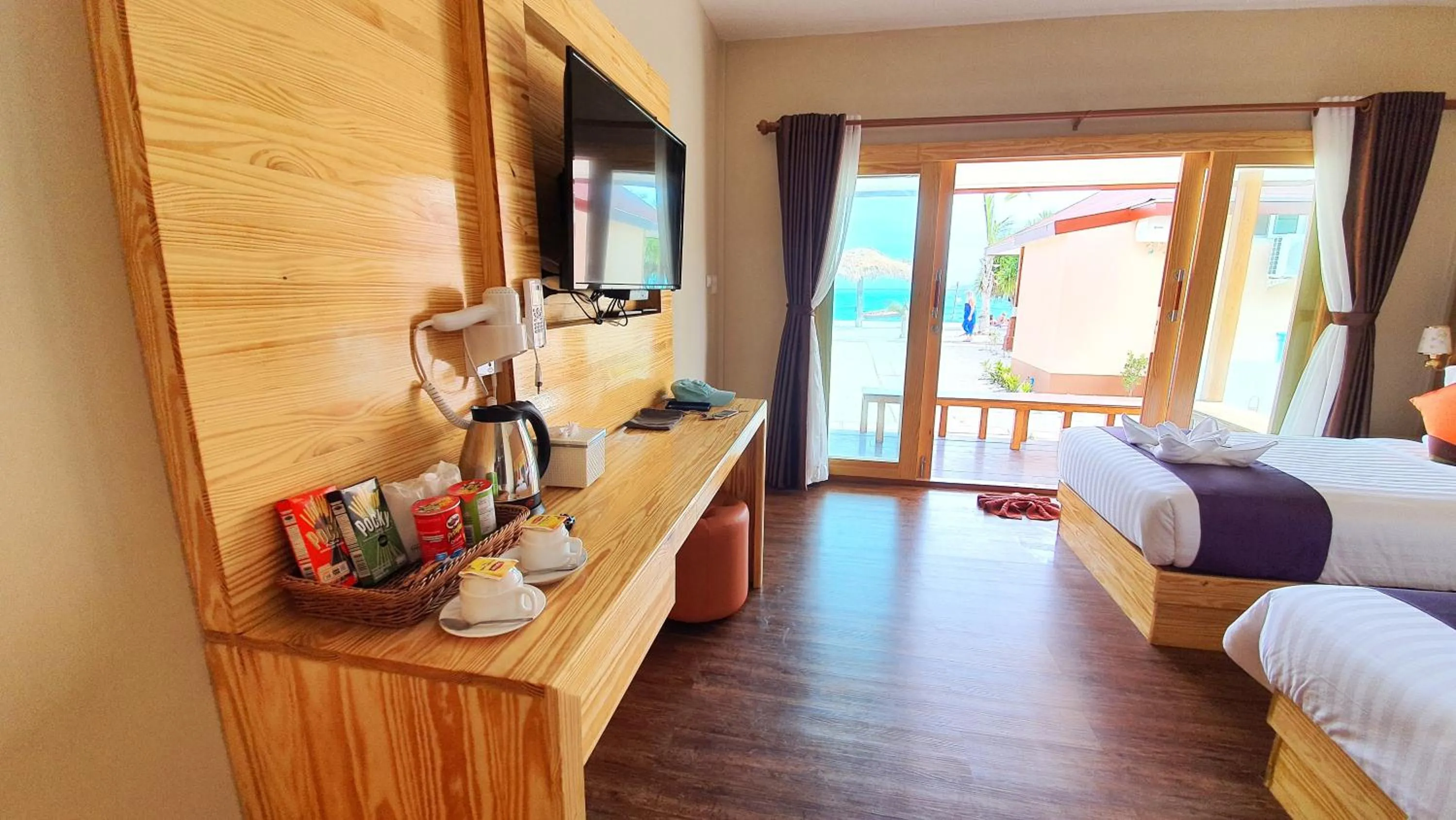 Decorative detail, Bed in Zodiac Seesun Resort