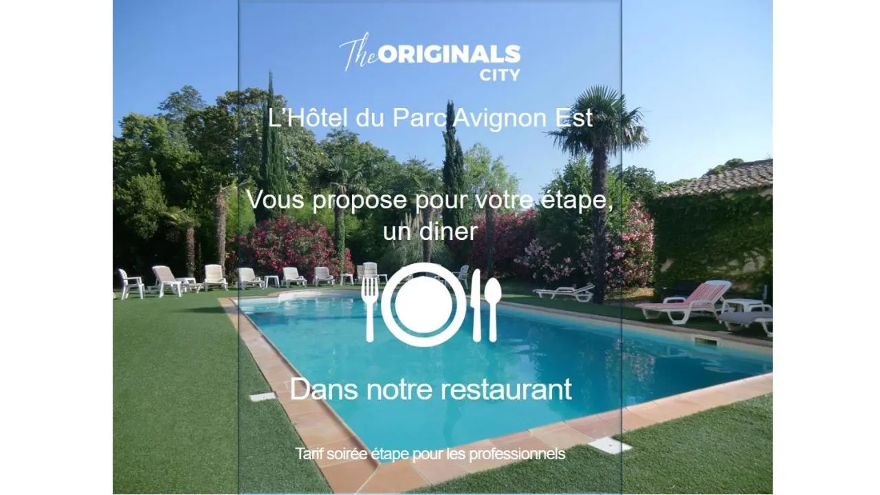 Restaurant/places to eat in Hôtel du Parc, Avignon Est, The Originals City,