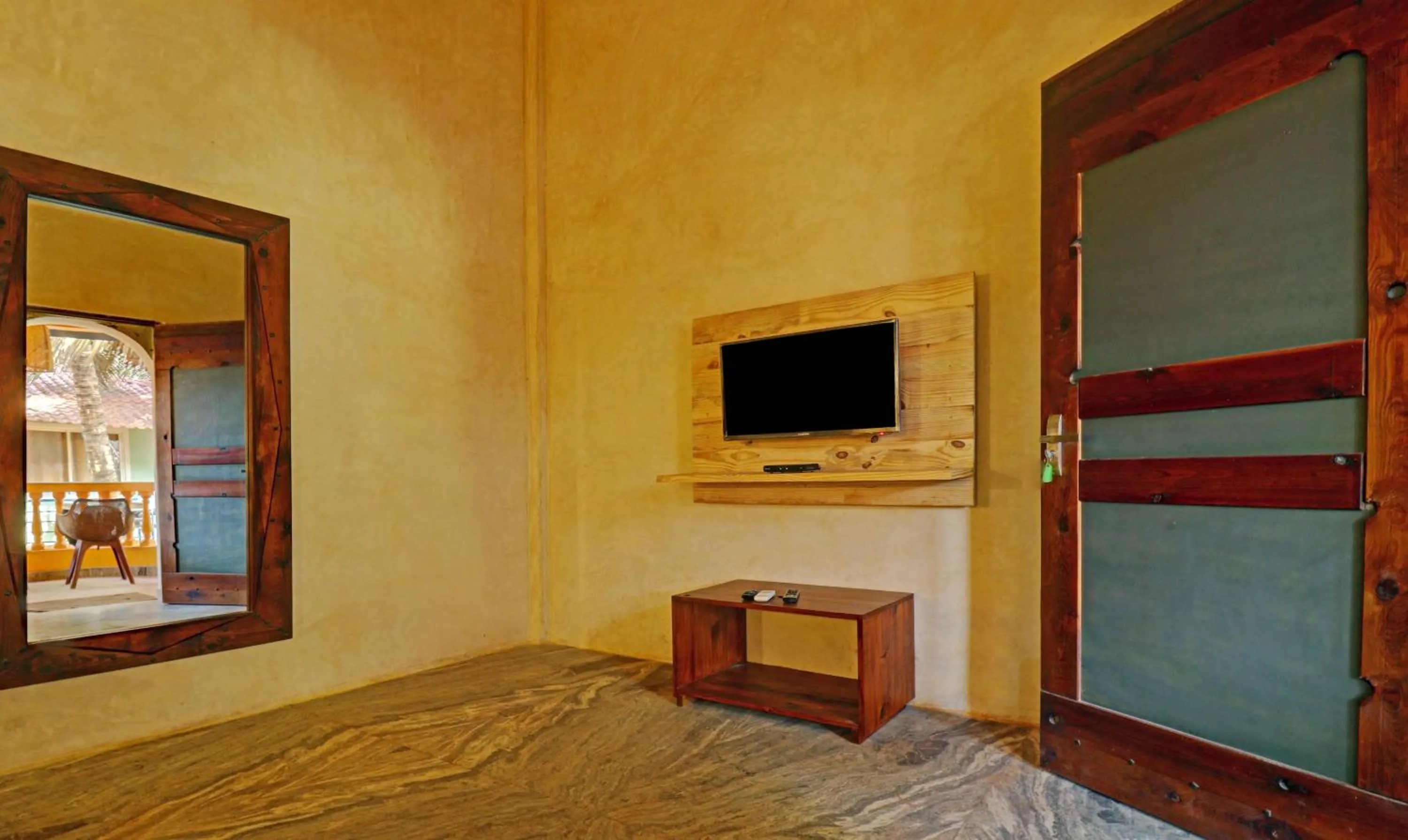 Bedroom, Bed in Treebo Morjim Banyan Resort