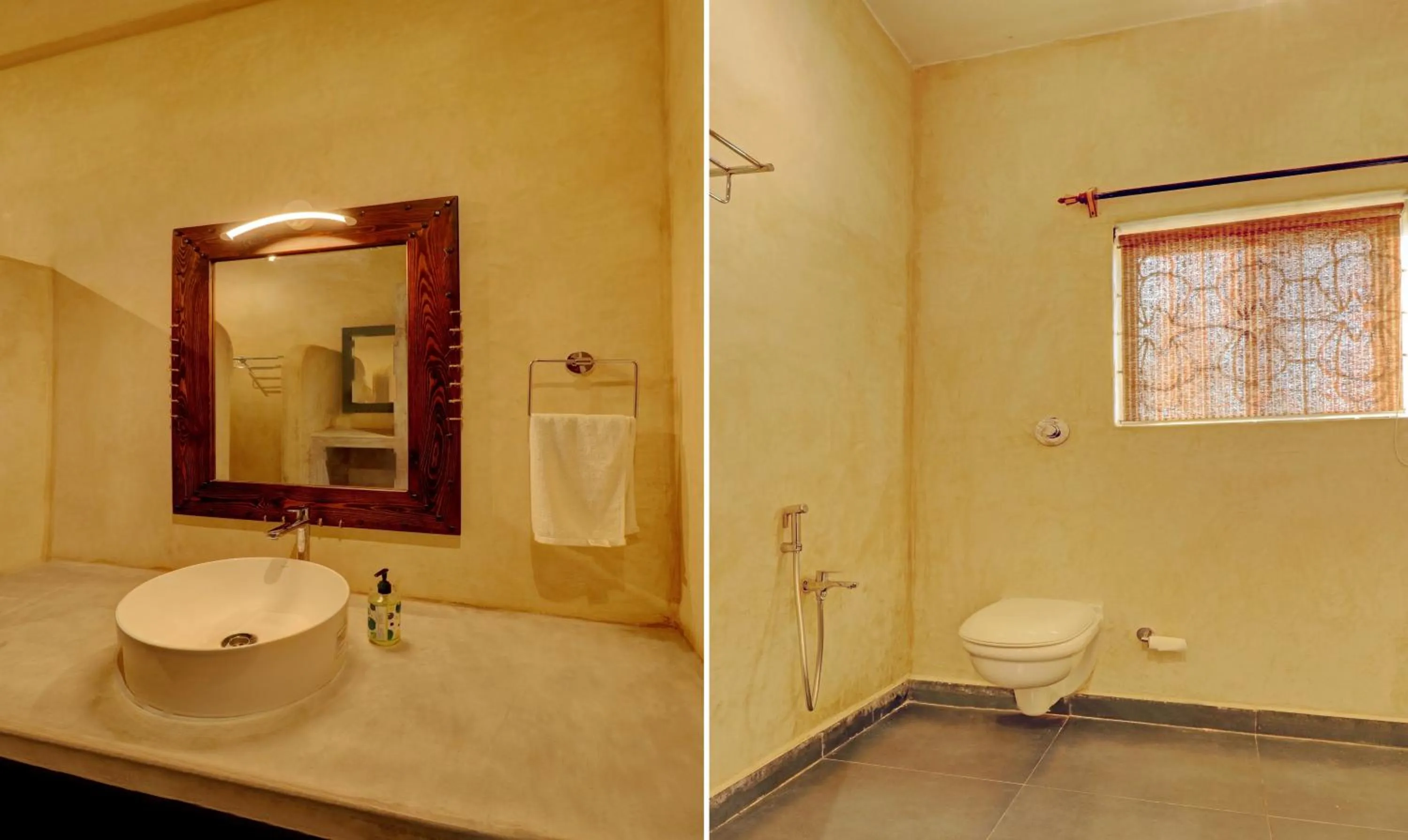 Toilet in Treebo Morjim Banyan Resort