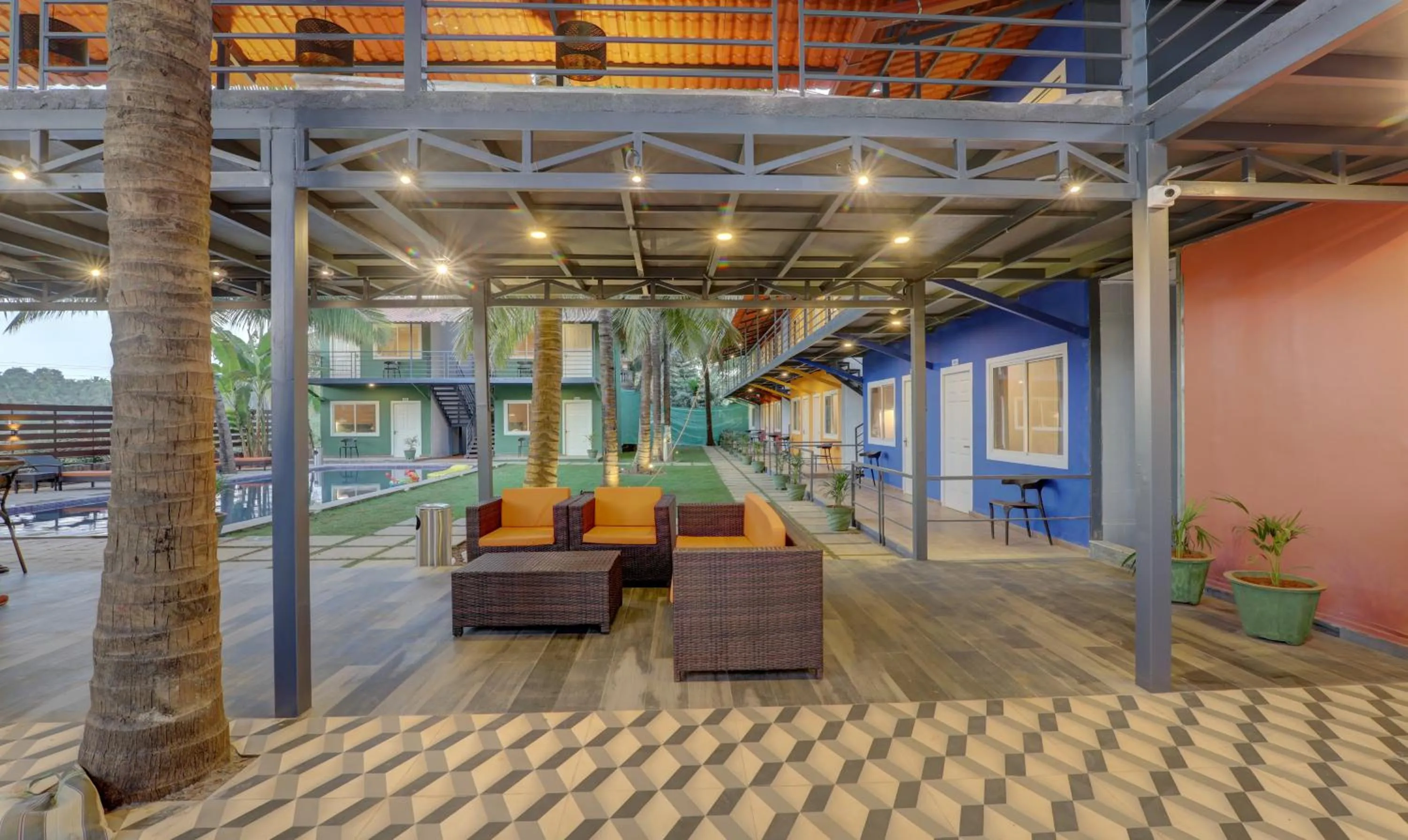 Restaurant/places to eat in Treebo Morjim Banyan Resort