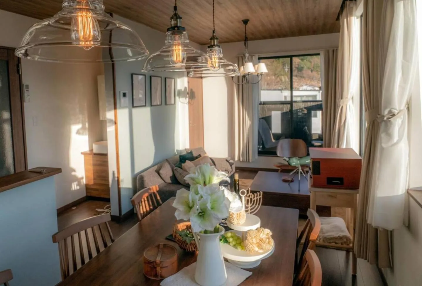 Seating area in Villa Fuji Bon Voyage Mori