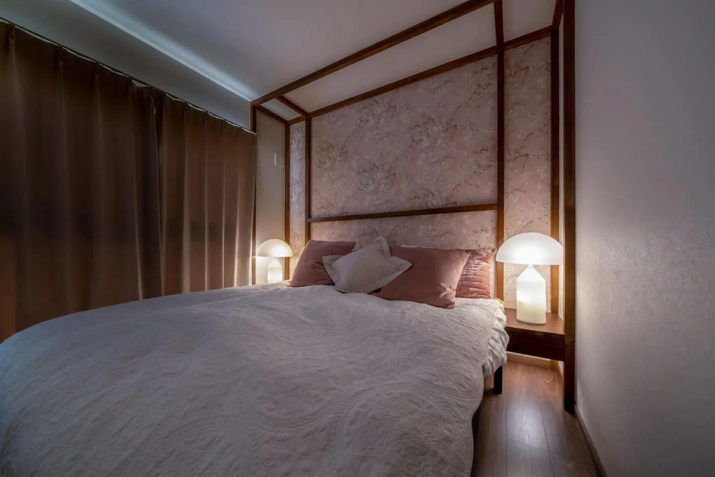 Bed in Villa Fuji Bon Voyage Mori