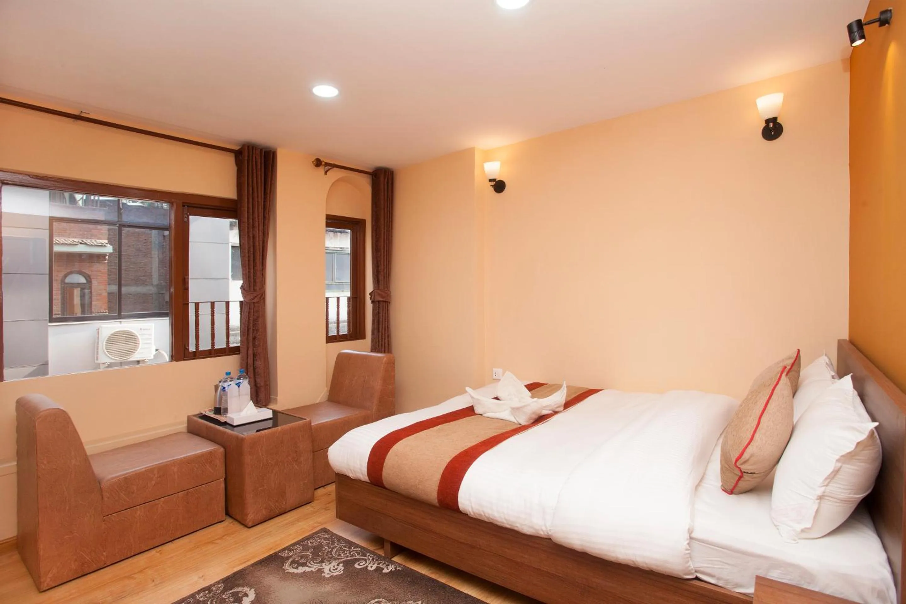 Living room, Bed in Holiday Hostel