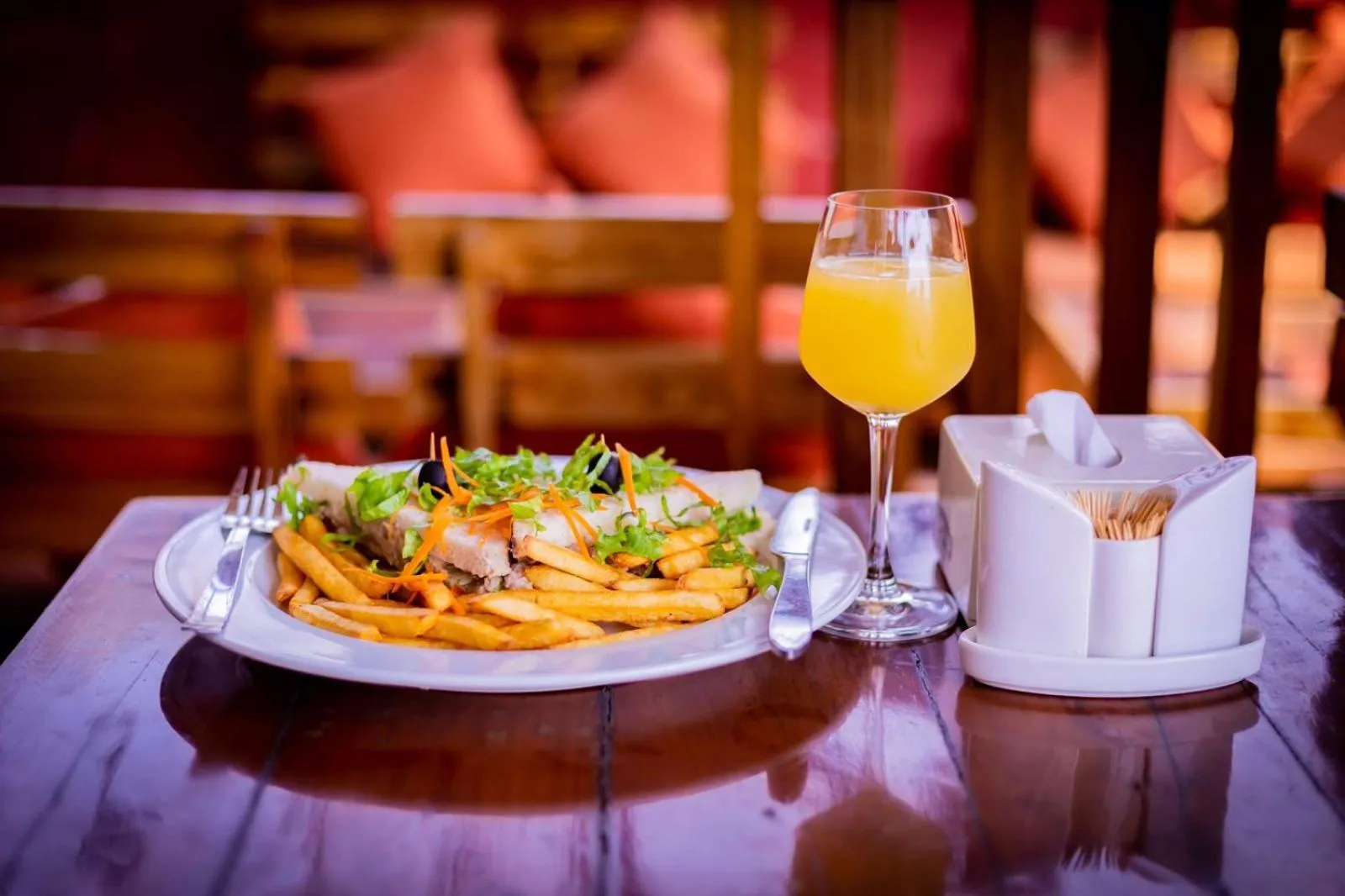 Food in Holiday Hostel