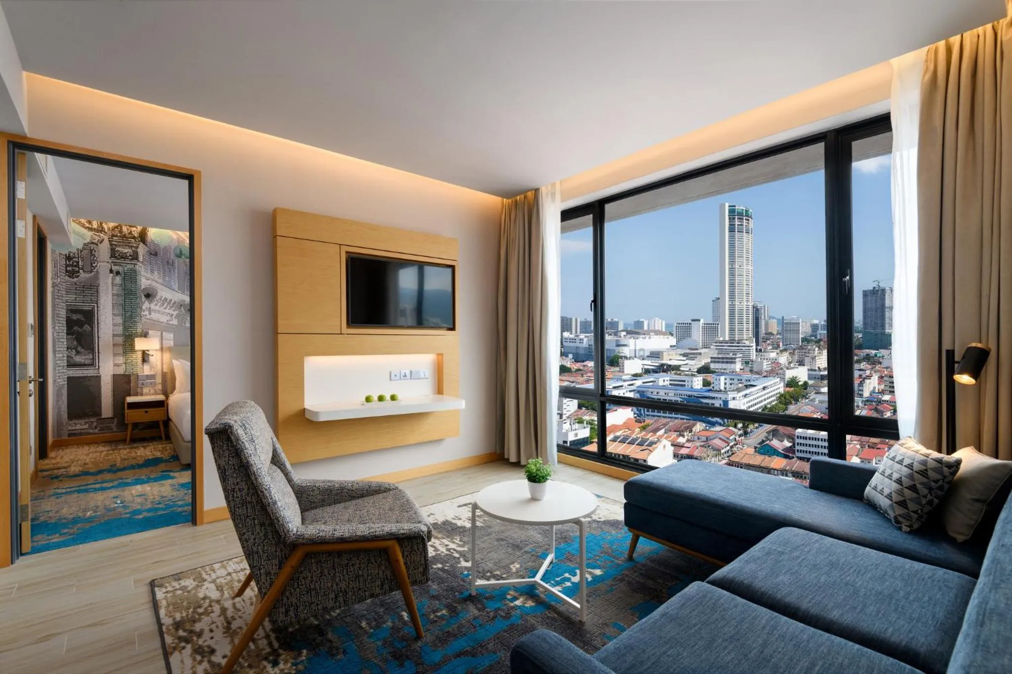 Photo of the whole room in OZO George Town Penang