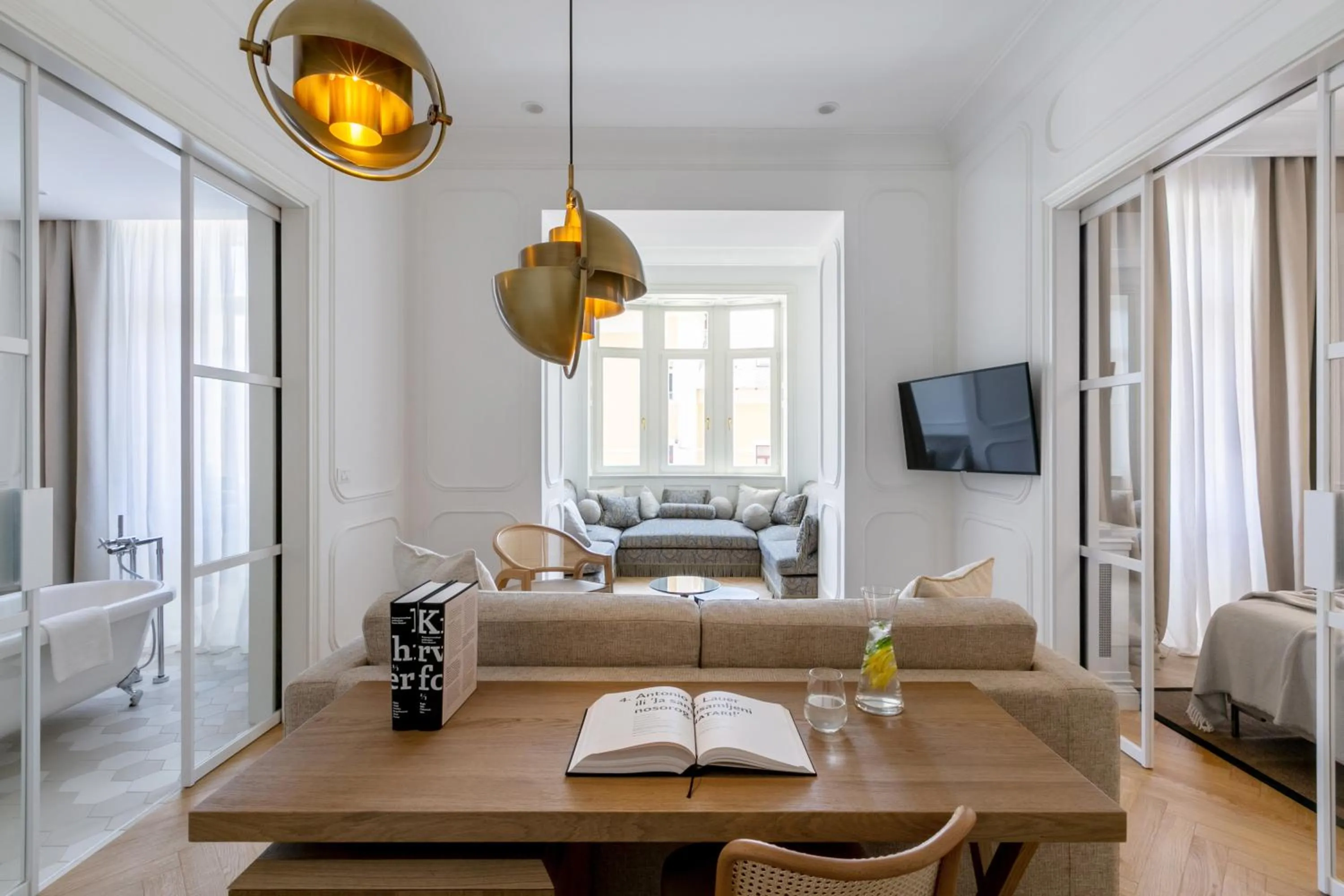 Living room in Heritage Hotel FERMAI MGallery Split