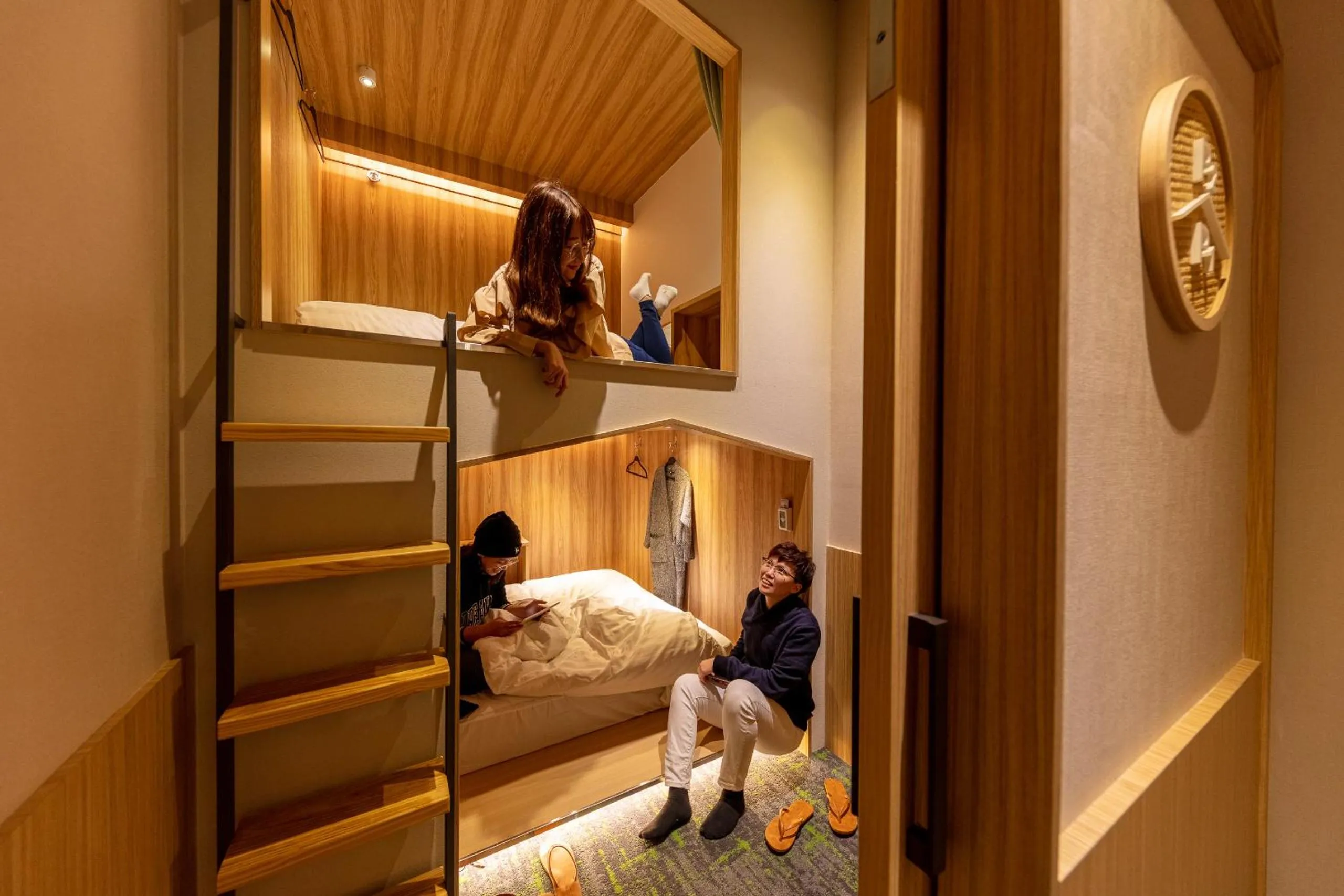 People in CHO Stay Capsule Hotel-Taoyuan Airport T2