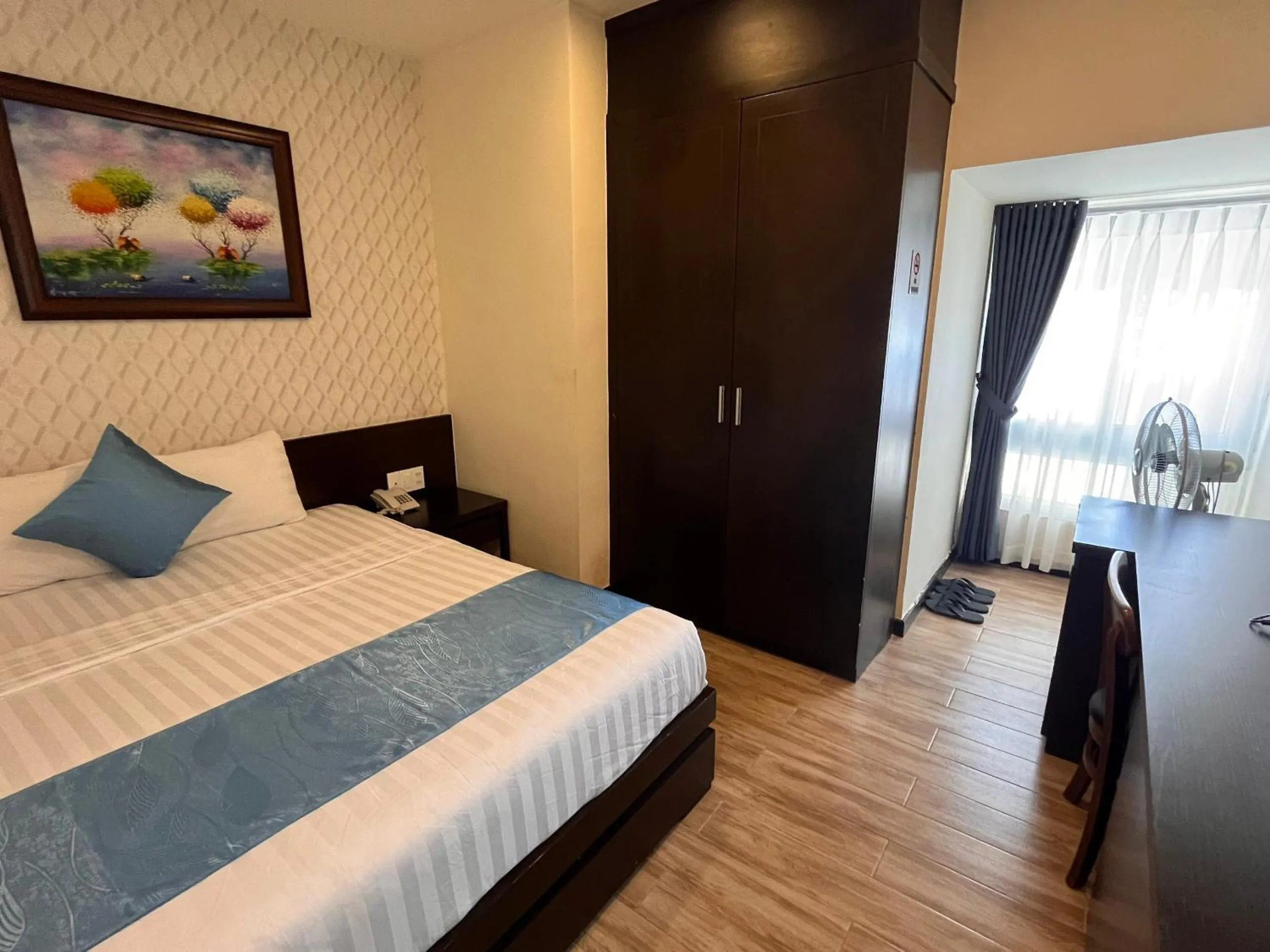 Bed in Thien Ly Hotel - Da Lat Center